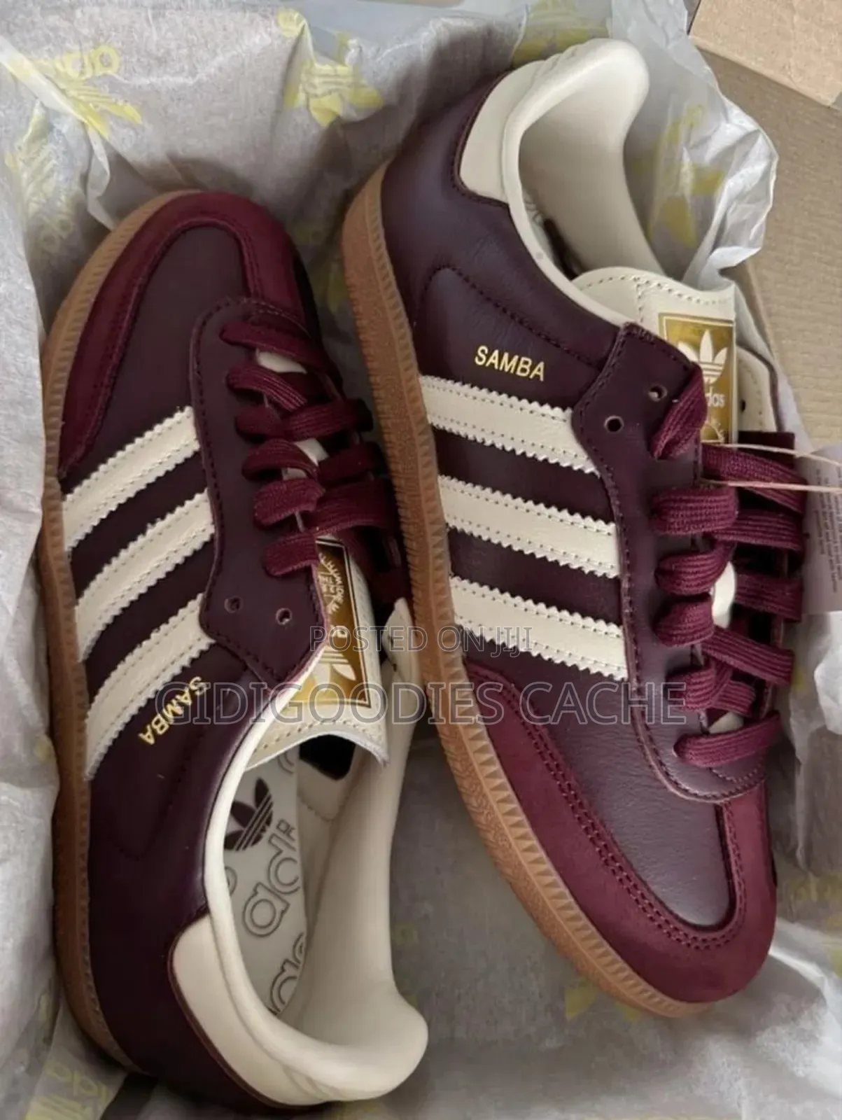 Samba Burgundy Size 38-43