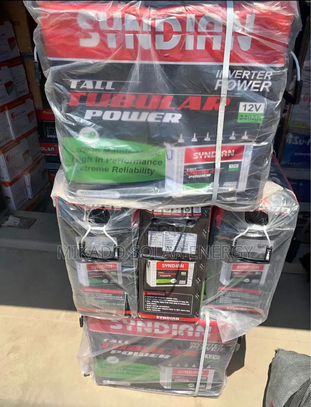 Brand New Syndian 240ah Tubular Battery – Long-Lasting Power Supply