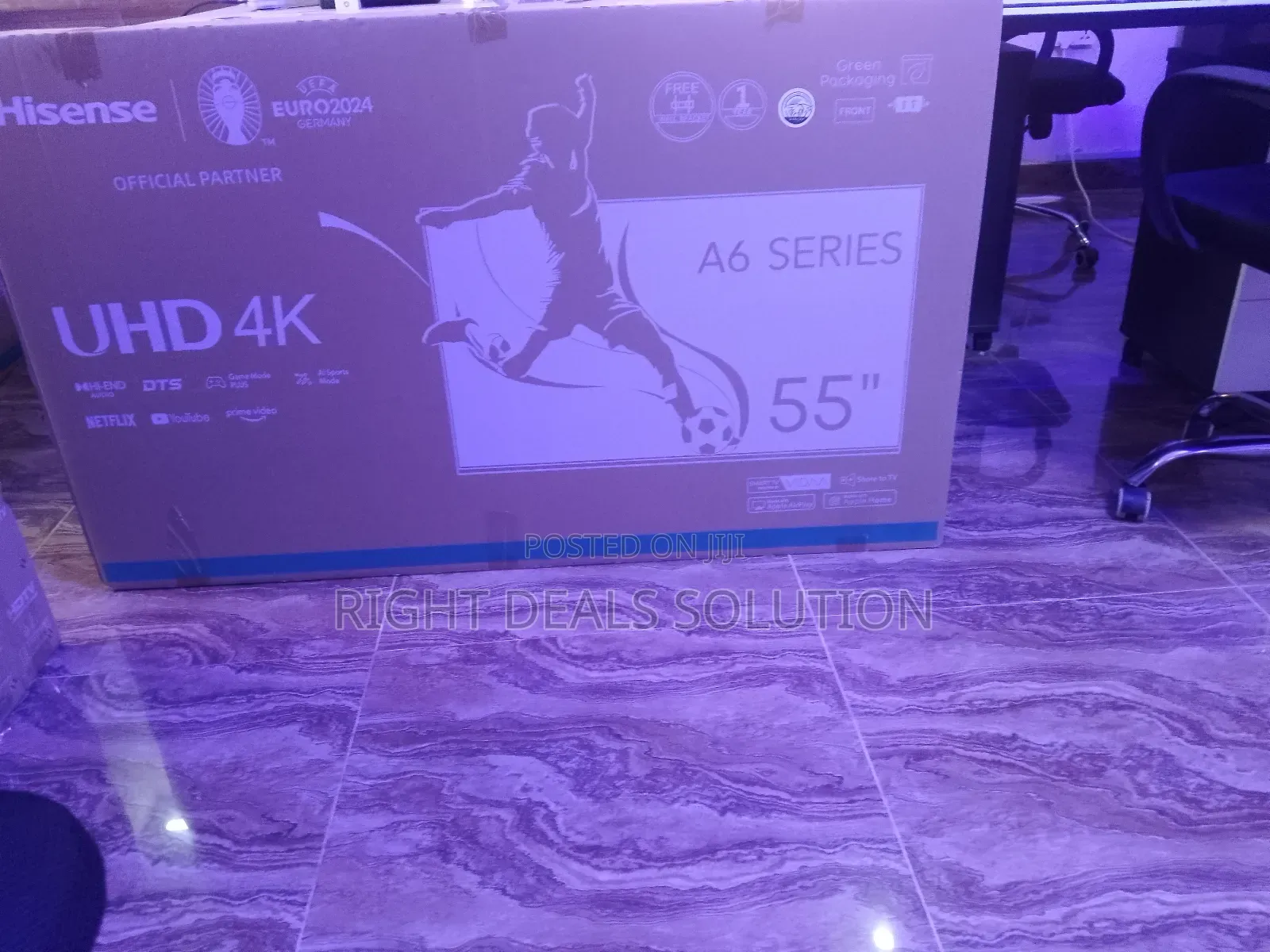 Ultra Immersion: Hisense 55" HDR Led Tv