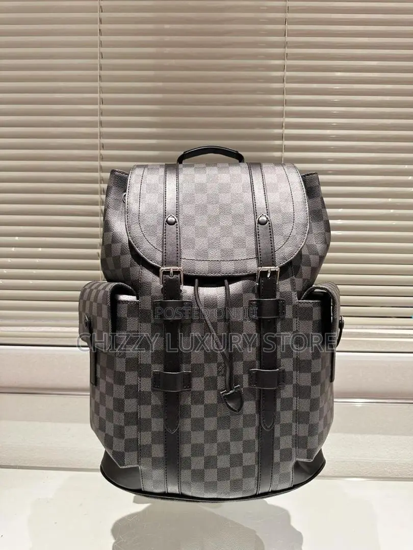 Louis Vuitton Quality Luxury Men Genuine Leather Backpack