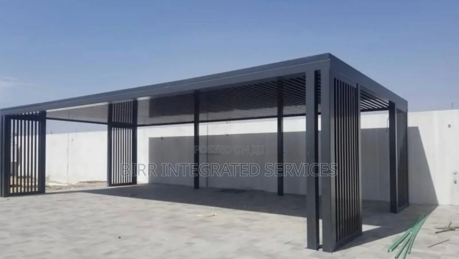 Car Port, Retractable Automatic Car Port Fabrication