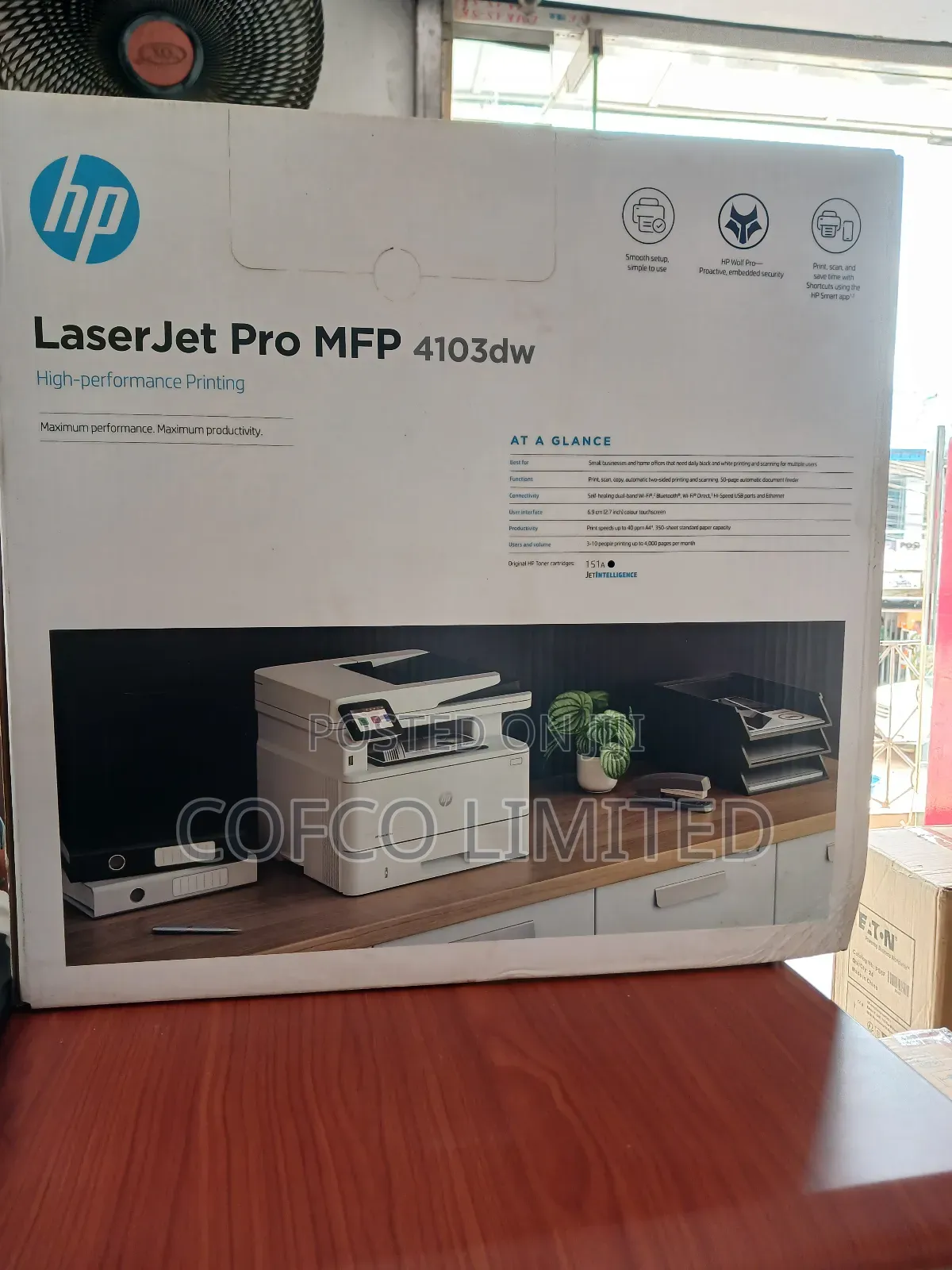 Hp Laserjet Pro MFP 4103dw Printer