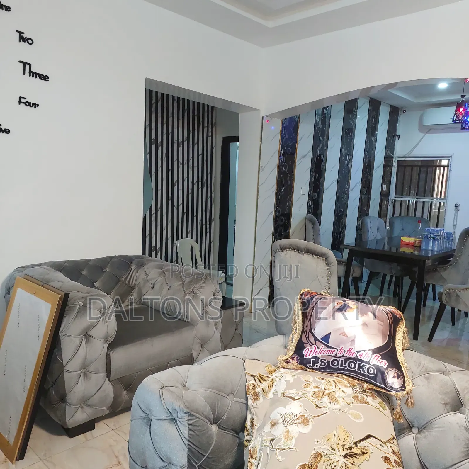 Furnished 4bdrm Bungalow in Mini Estate, Lugbe District for sale