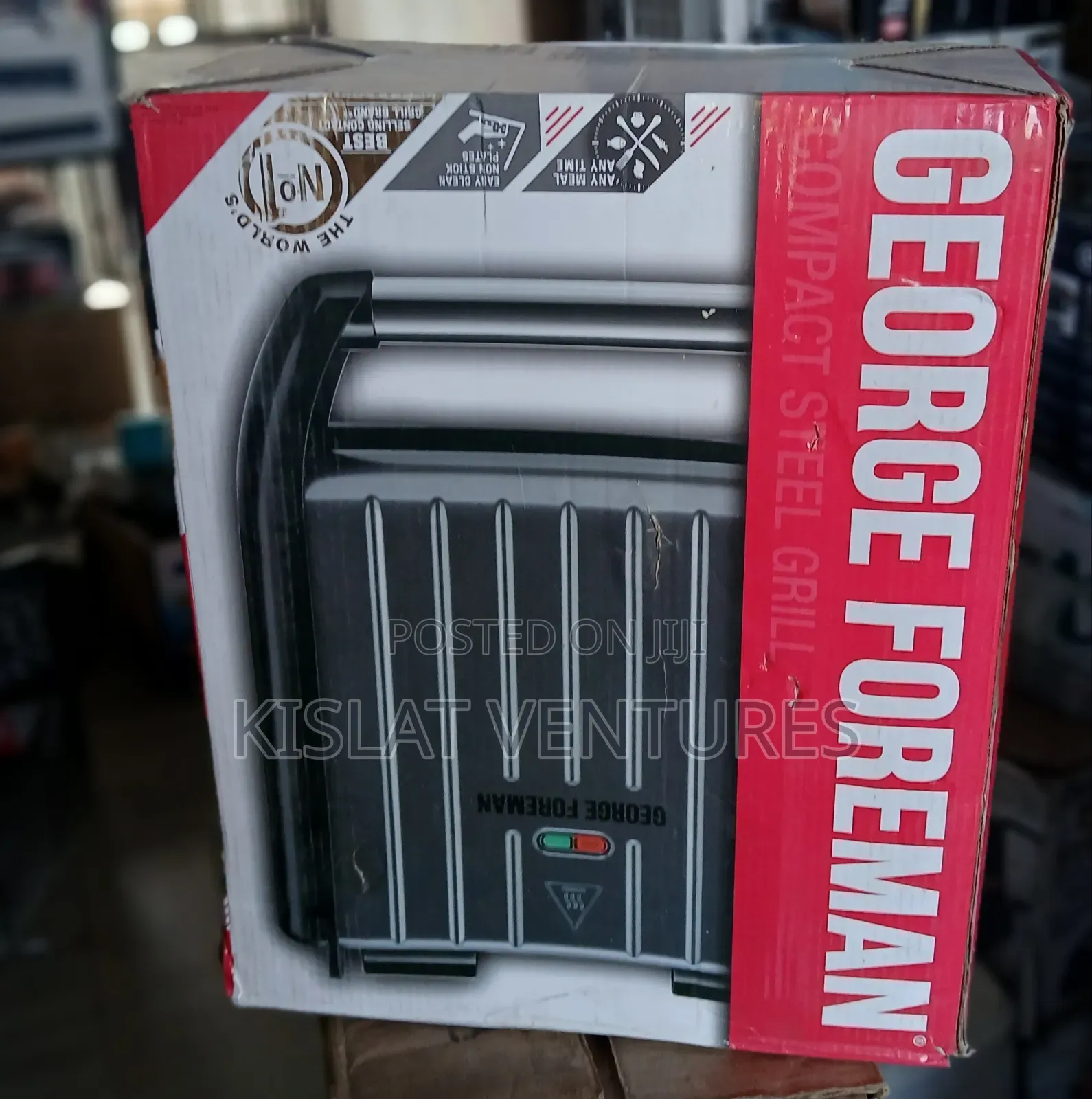 George Forman Compact Steel Grill