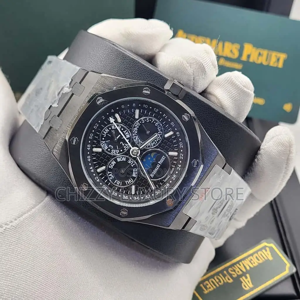 Audemars Piguet Quality Luxury Men Chain Strap Wristwatch
