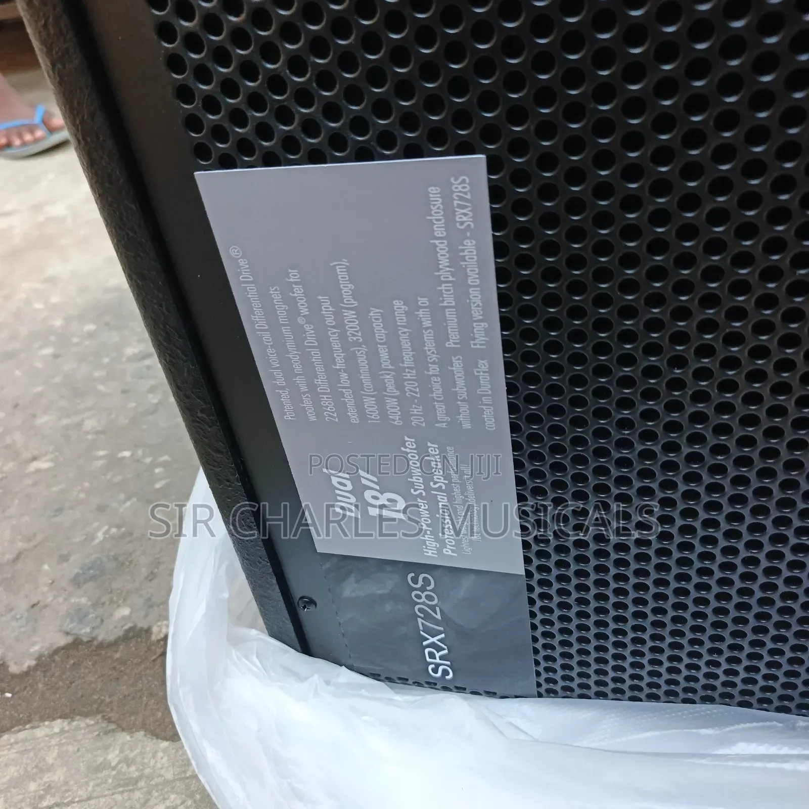 JBL Srx728s Double 18-Inch High Power 2-Way Subwoofer Loudspeake