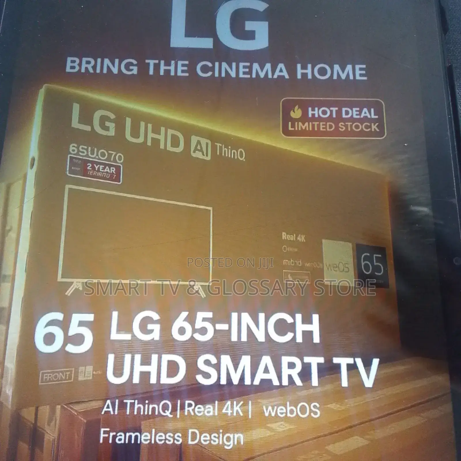 65 Inches Smart Tv With Amazing Applications Fast Browsing Apps