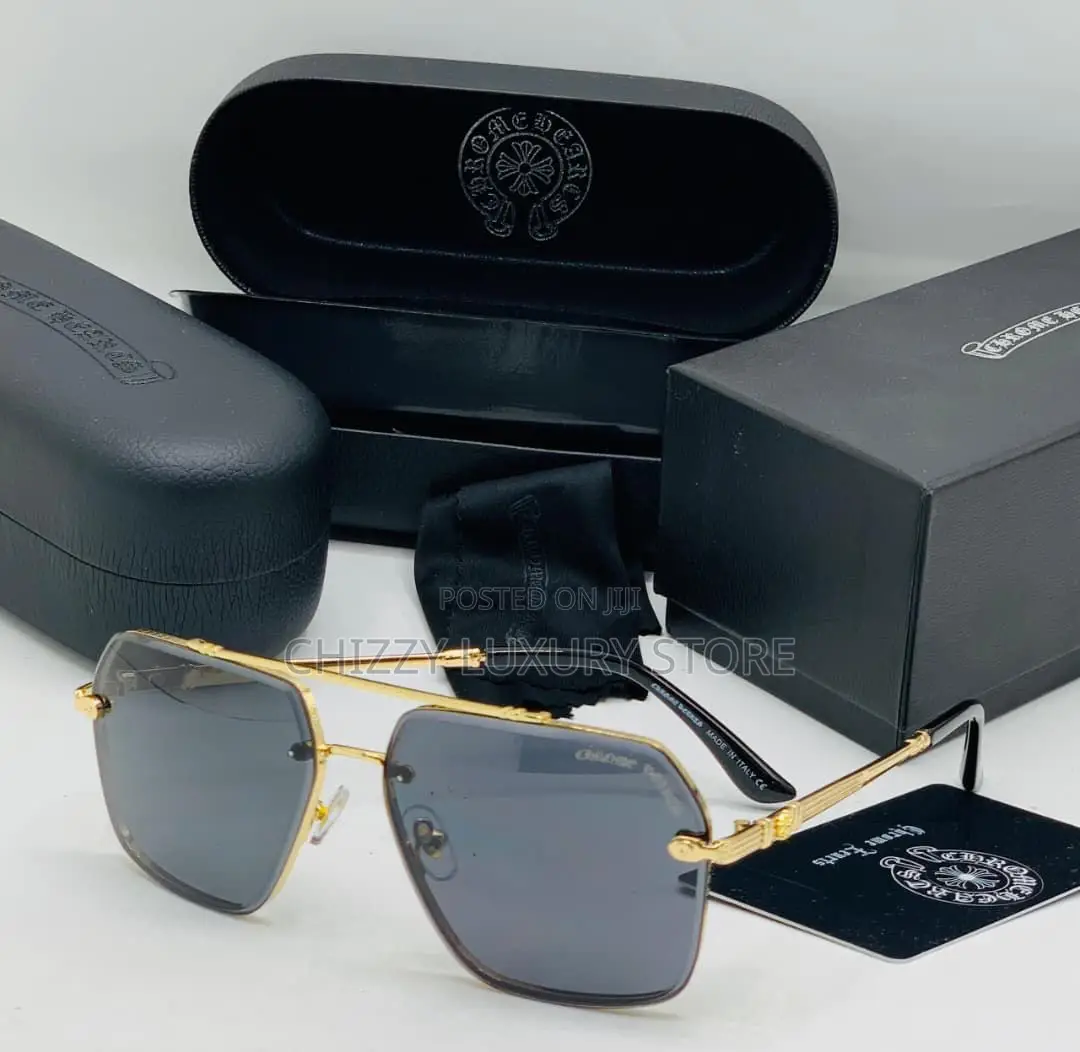 Chrome Hearts Quality Luxury Men Sunglasses