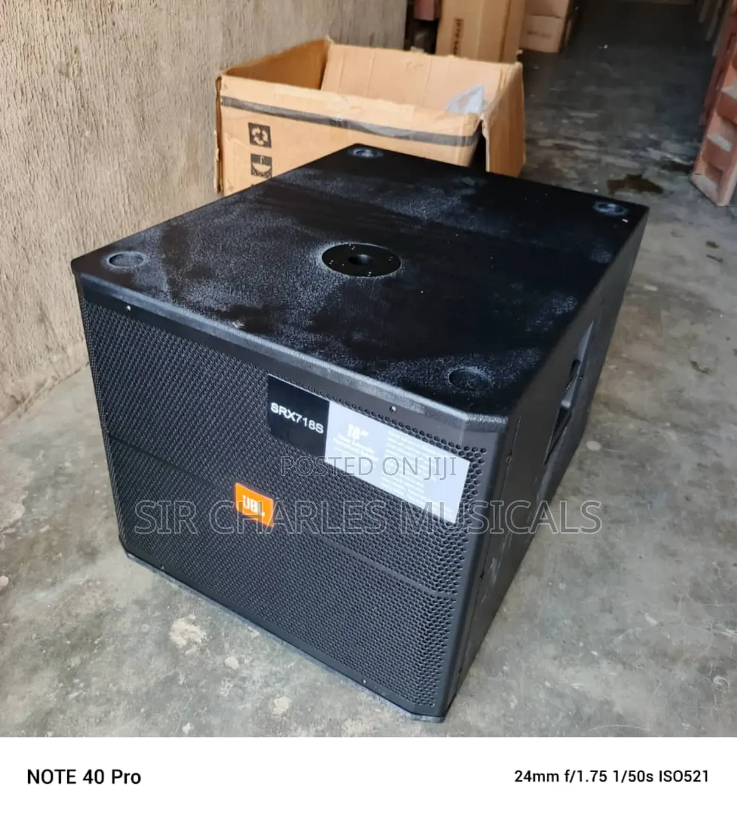 JBL Srx718s Single 18-Inch Subwoofer Pair Speaker