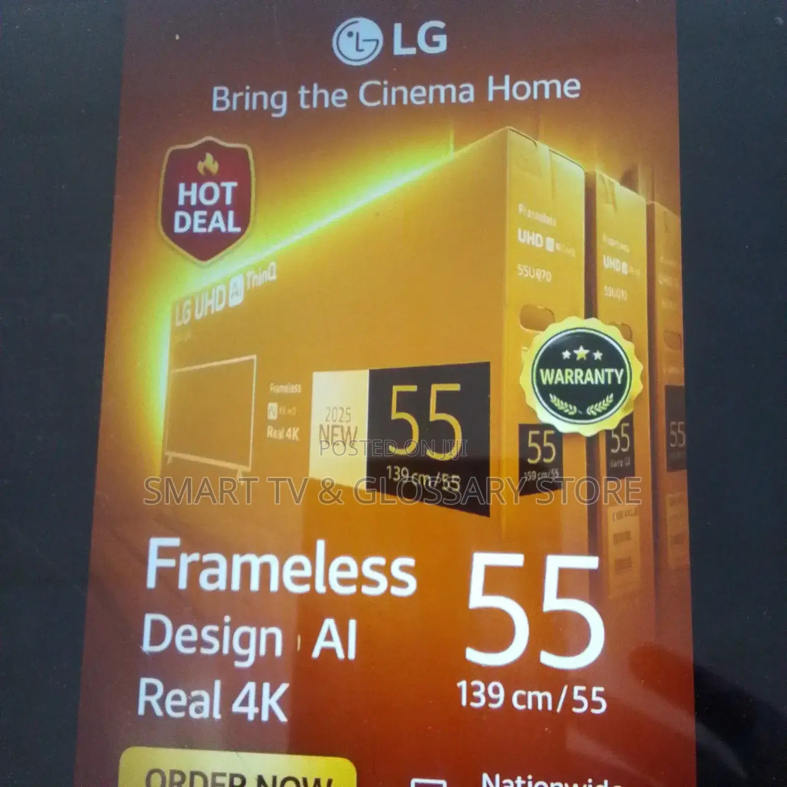 55 Inches Smart Tv With Ultimate Gameplay True Cinema Experience