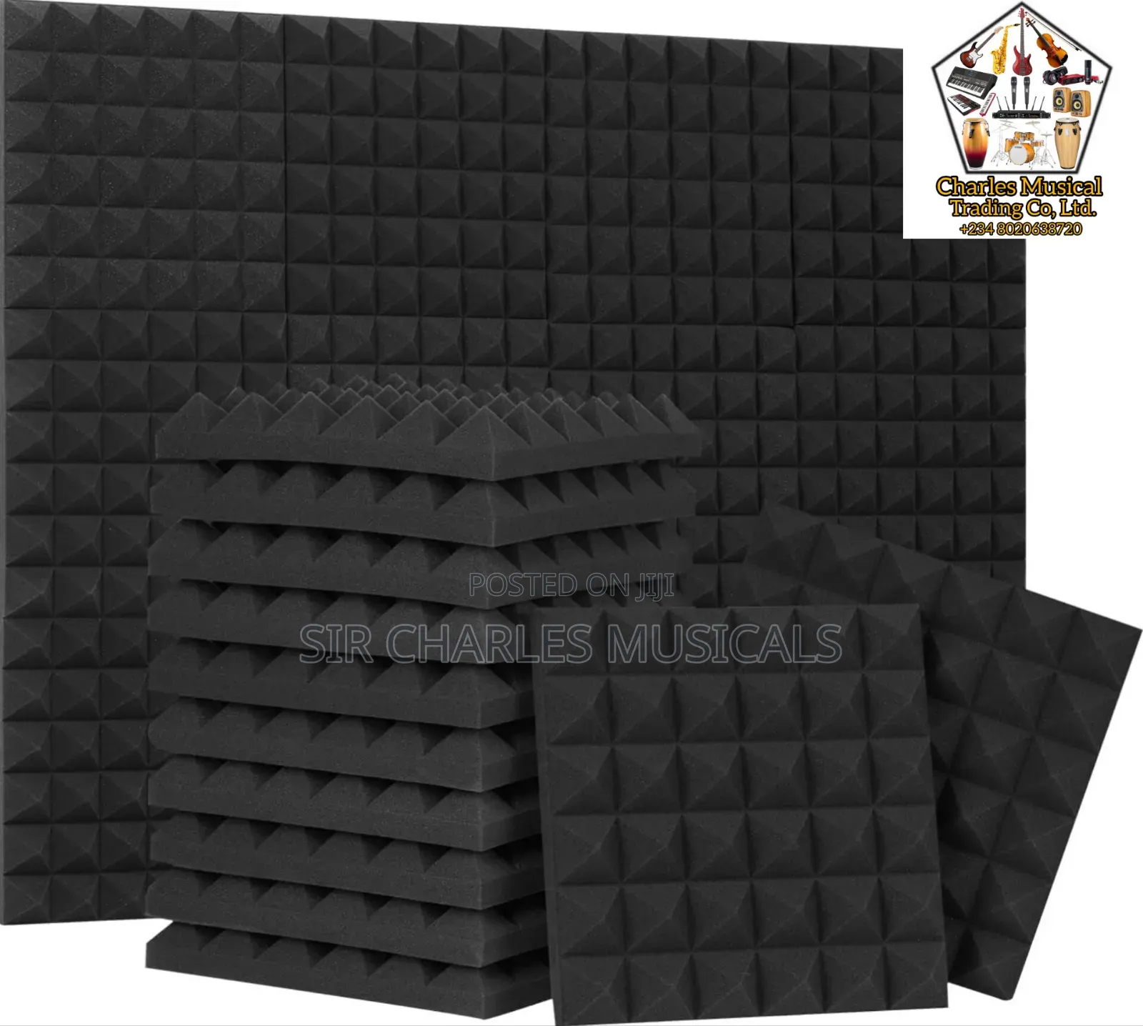 Studio Noise Reduction Acoustic Foam Soundproof Foam