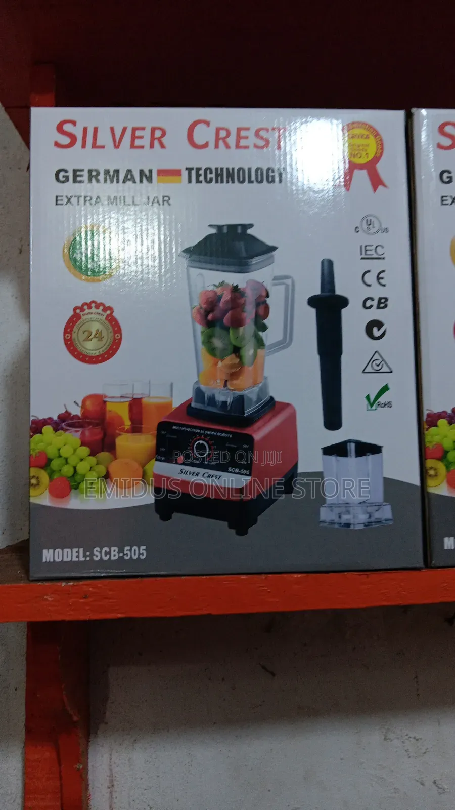 Silver Crest 10000 Watts 2 Liter Double Cup Blender