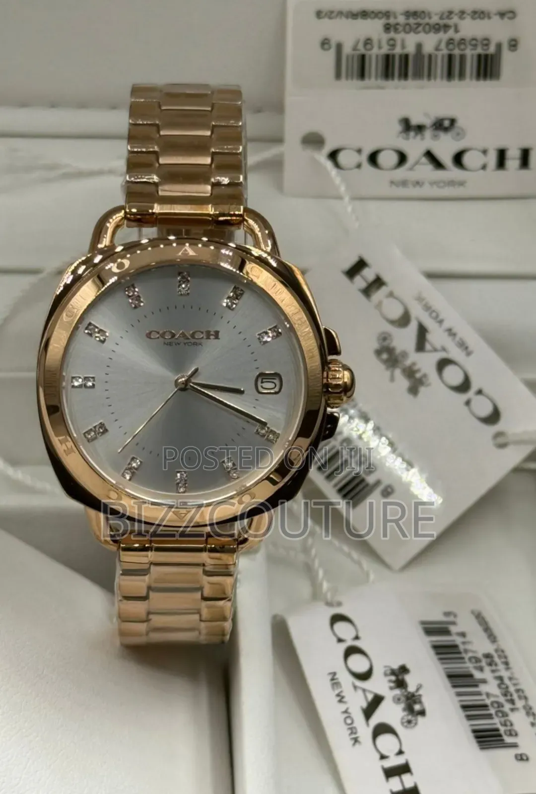 Original Lacoste Gold Stainless Steel Calendar Quartz Watch