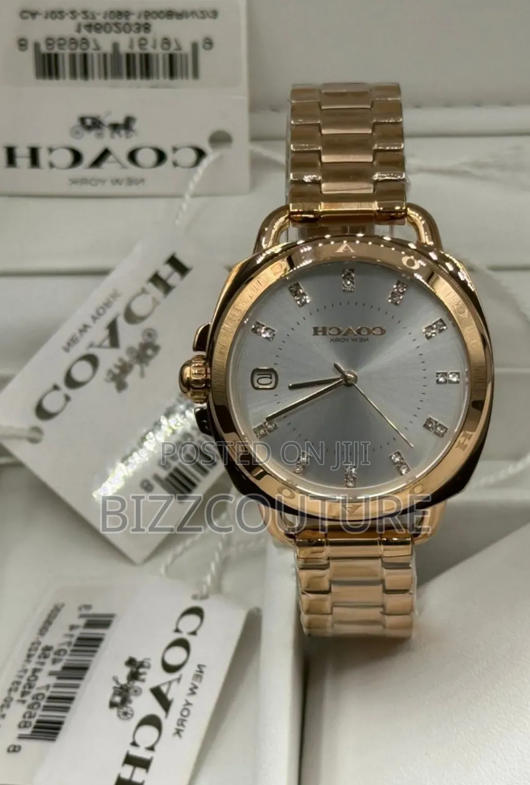 Original Lacoste Gold Stainless Steel Calendar Quartz Watch