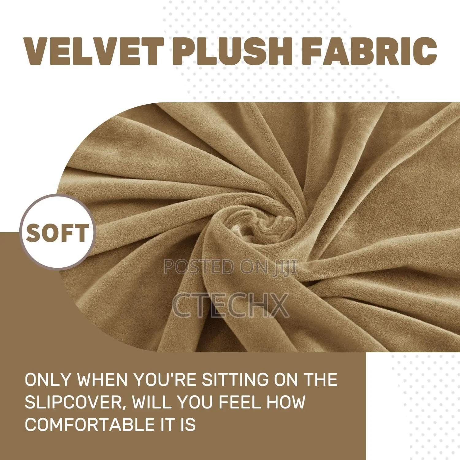 Velvet Chair Covers for Armchairs 1 Seater