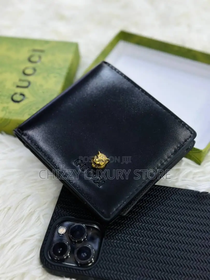 Gucci Quality Luxury Men Genuine Leather Wallet