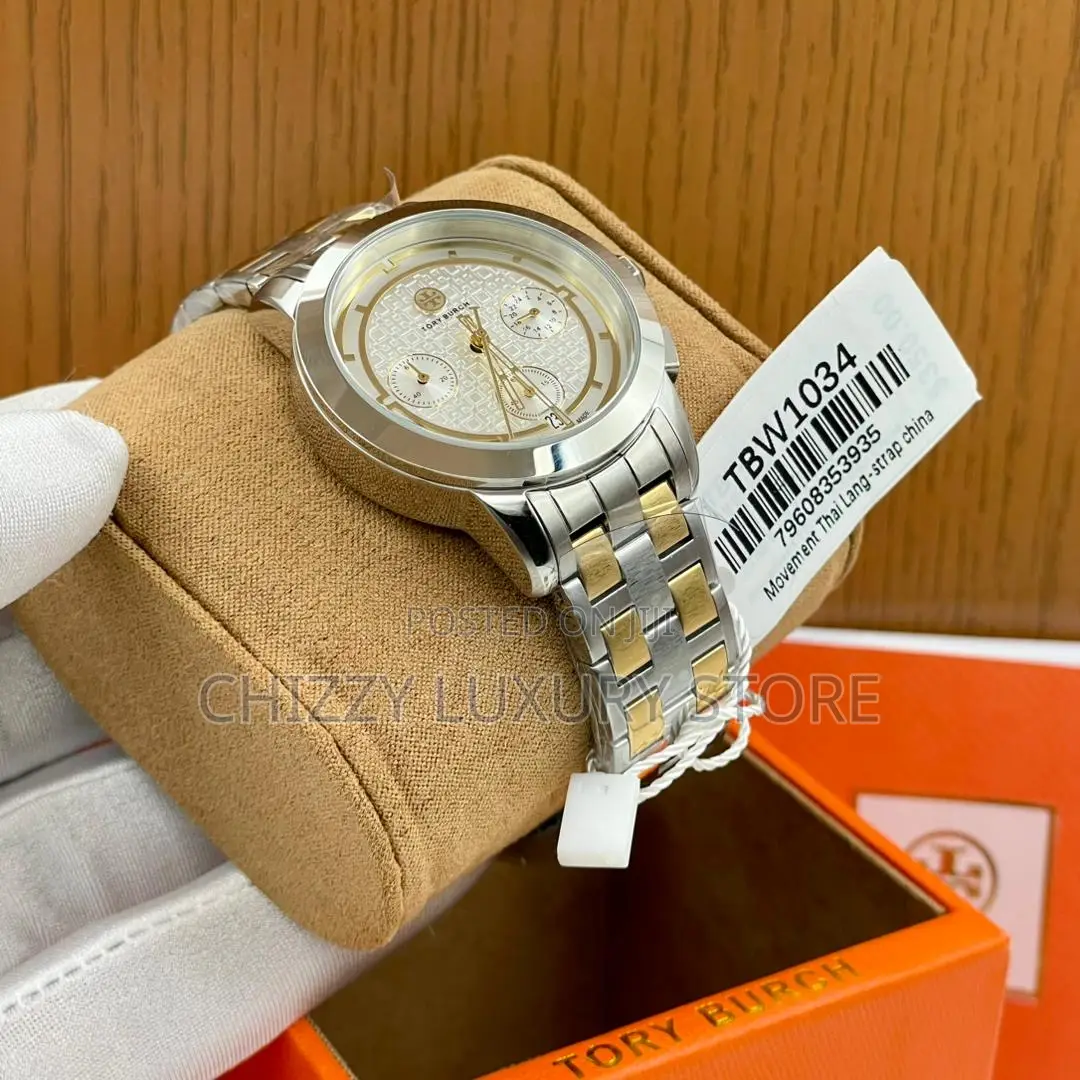 Tory Burch Quality Luxury Ladies Chain Strap Wristwatch