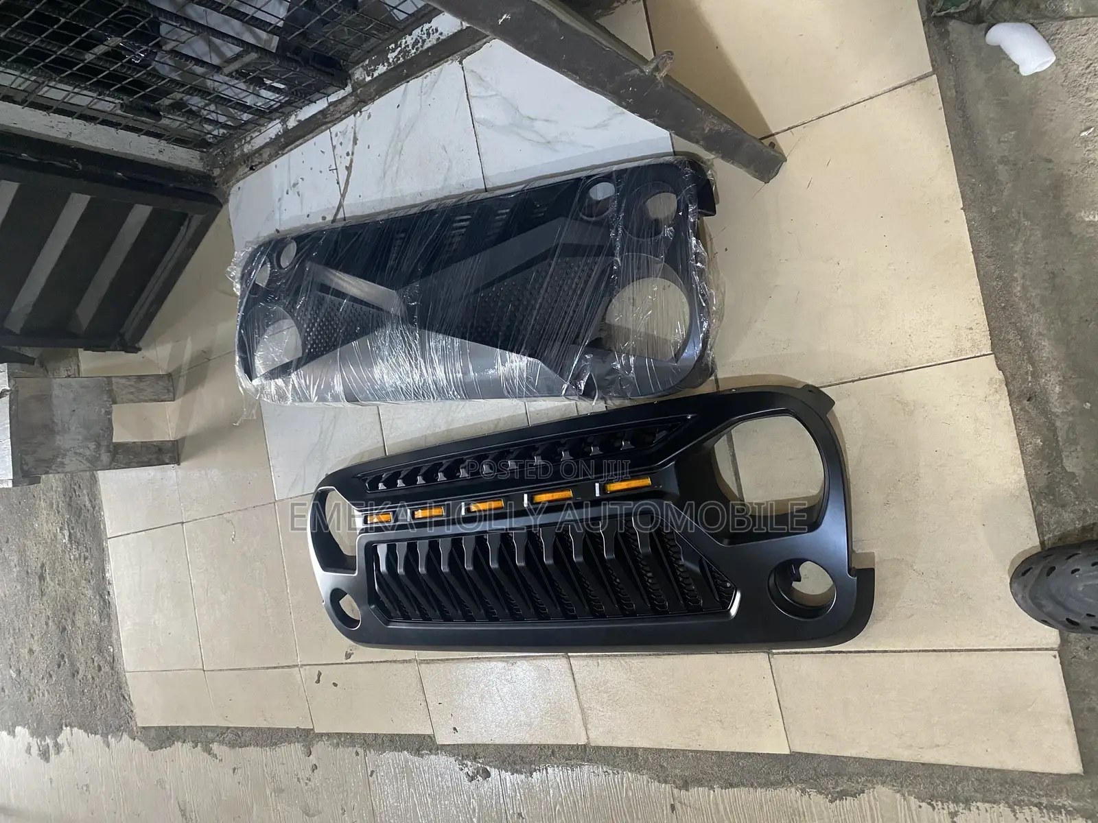 Jeep Wrangler JK (2010-2018) LED Angry Grille Front Grill
