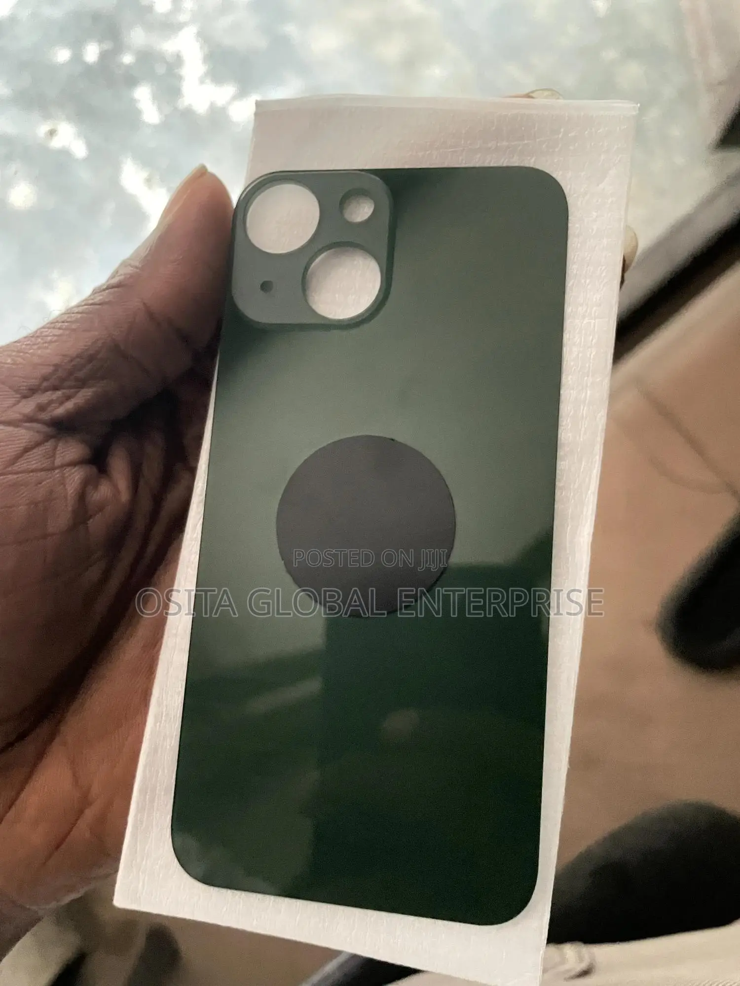 iPhone 13 Mini Back Glass Cover Green Colour