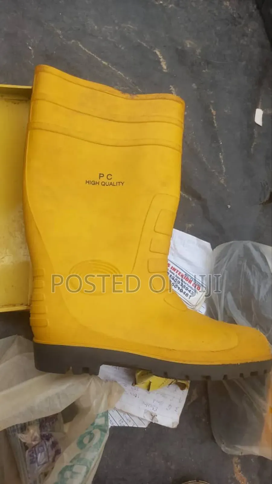 Rain Boot Safety Waterproof Boots