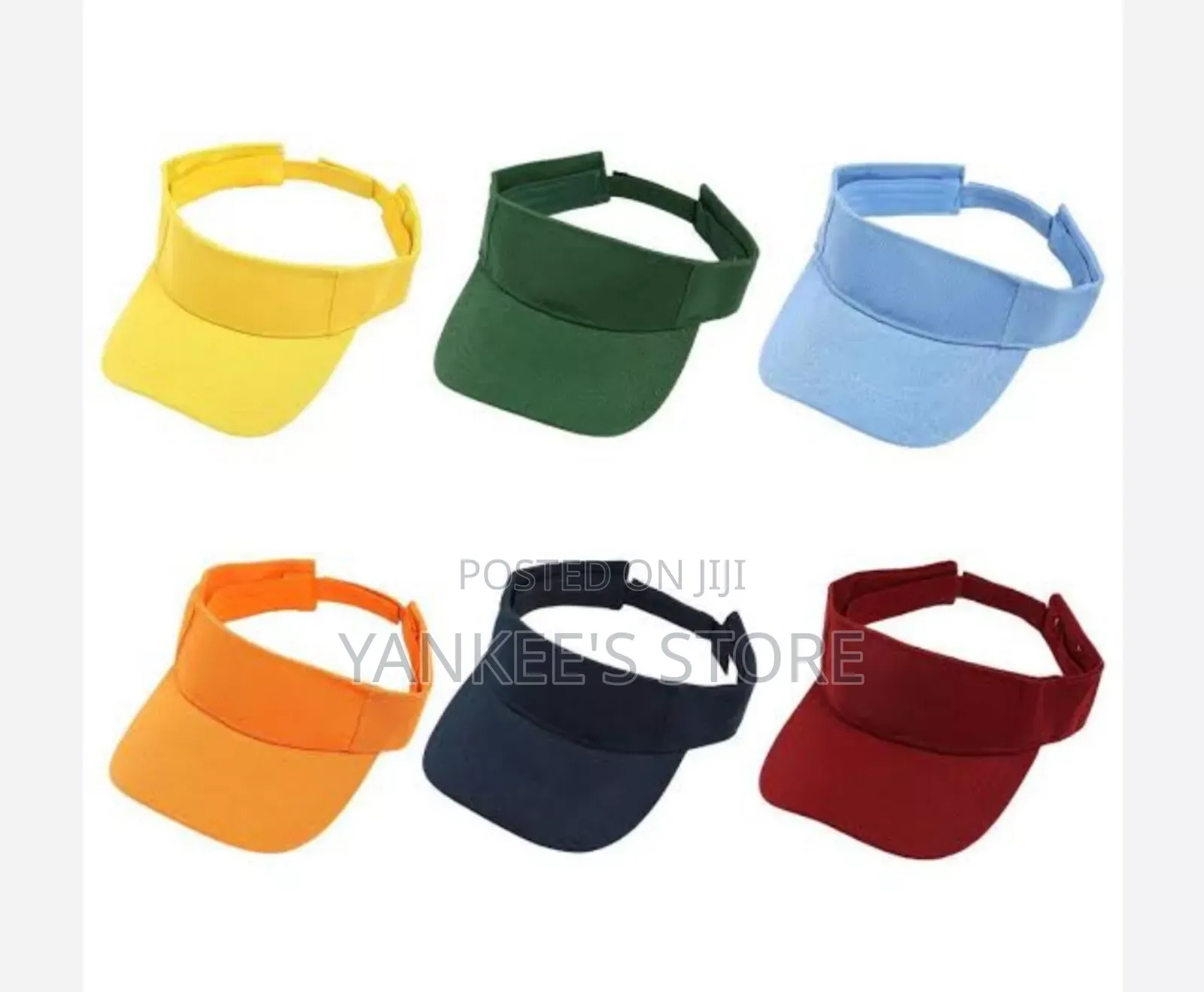 Brand New Quality Unisex Plain Visor Half Cap