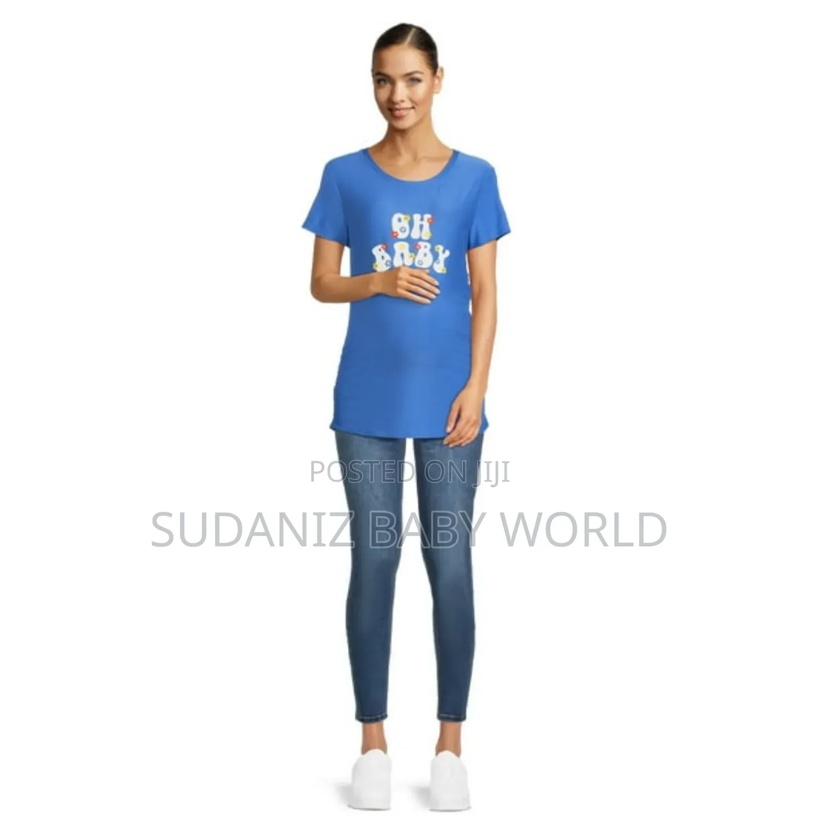 Time and Tru Women's Maternity Graphic T-Shirt