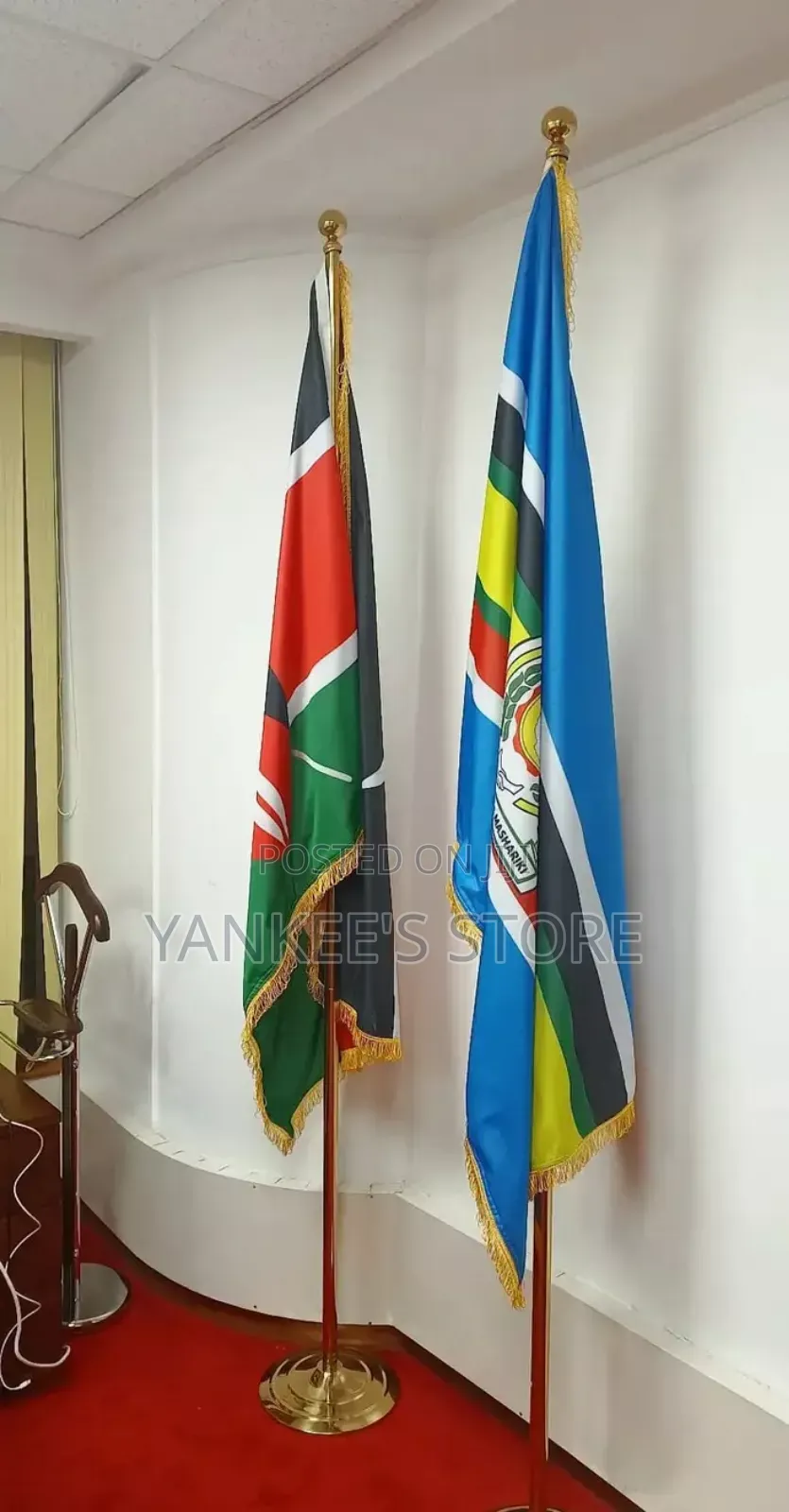 Quality Office Flag Stand(Gold/Sliver)