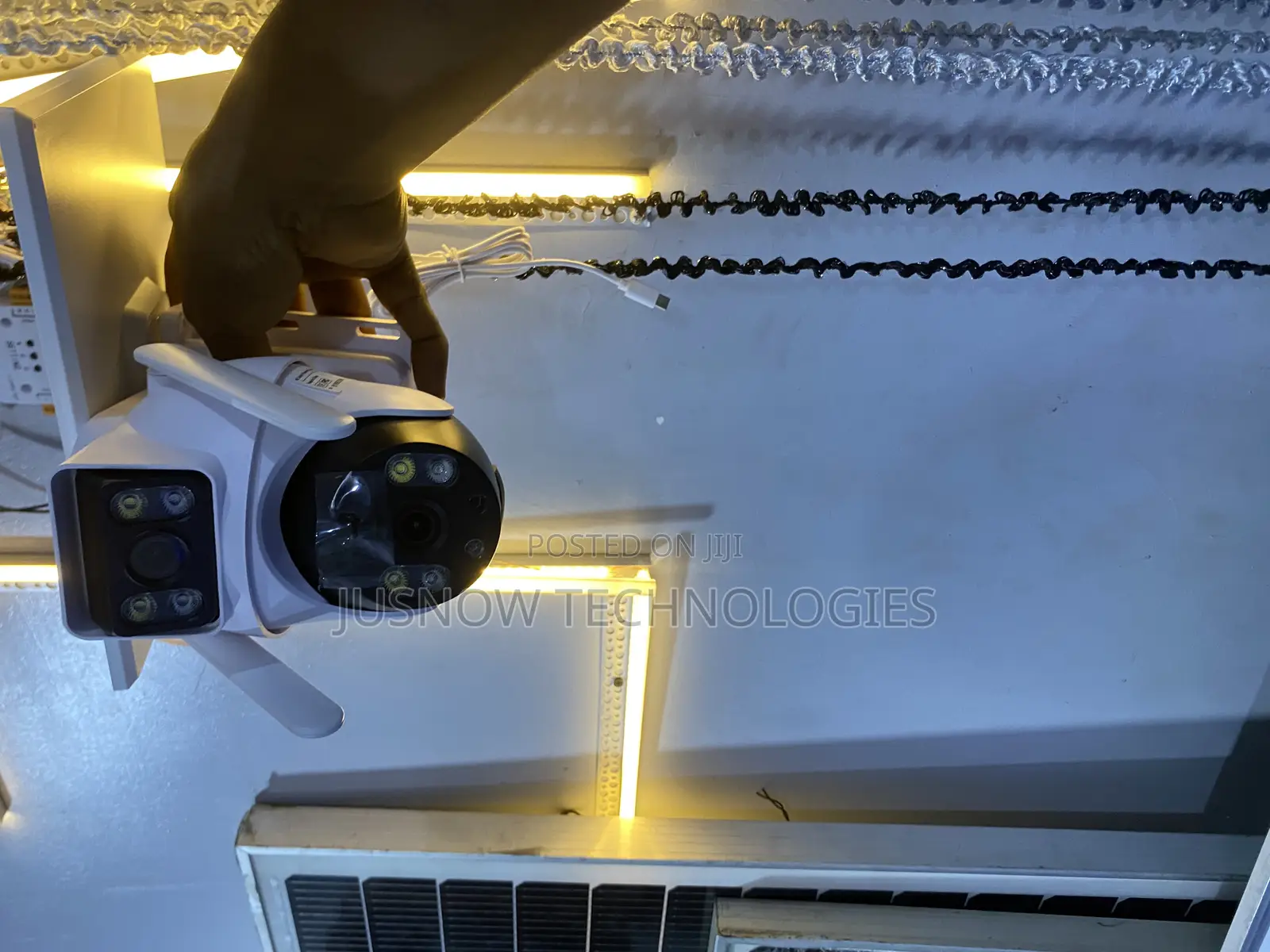 Solar CCTV Dual Lens Camera