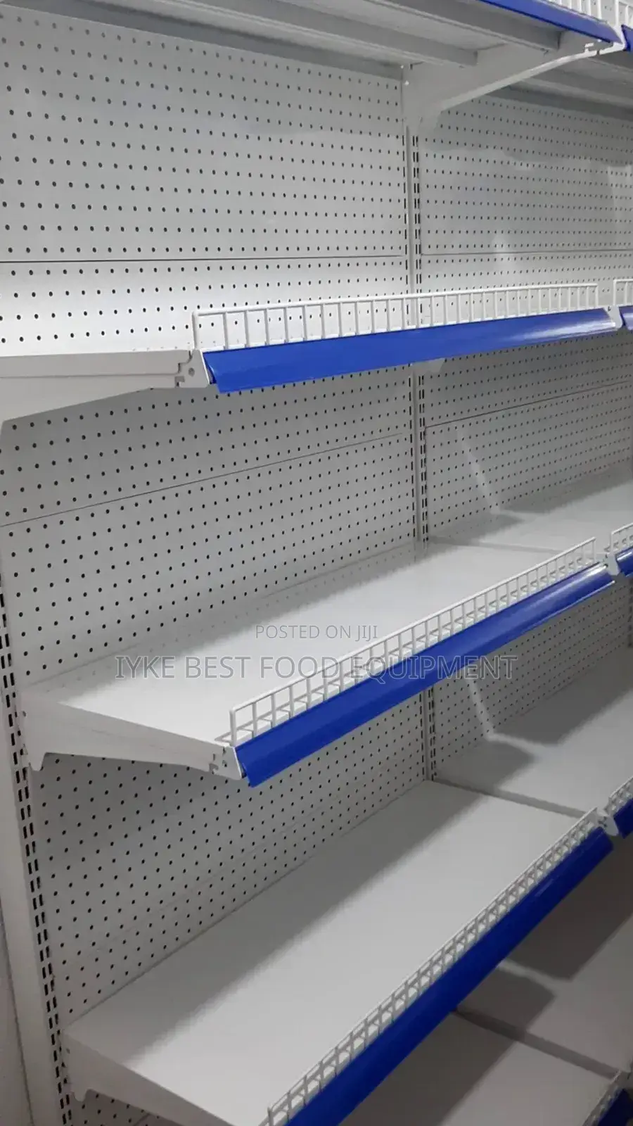 Wall Side Supermarket Display Shelves