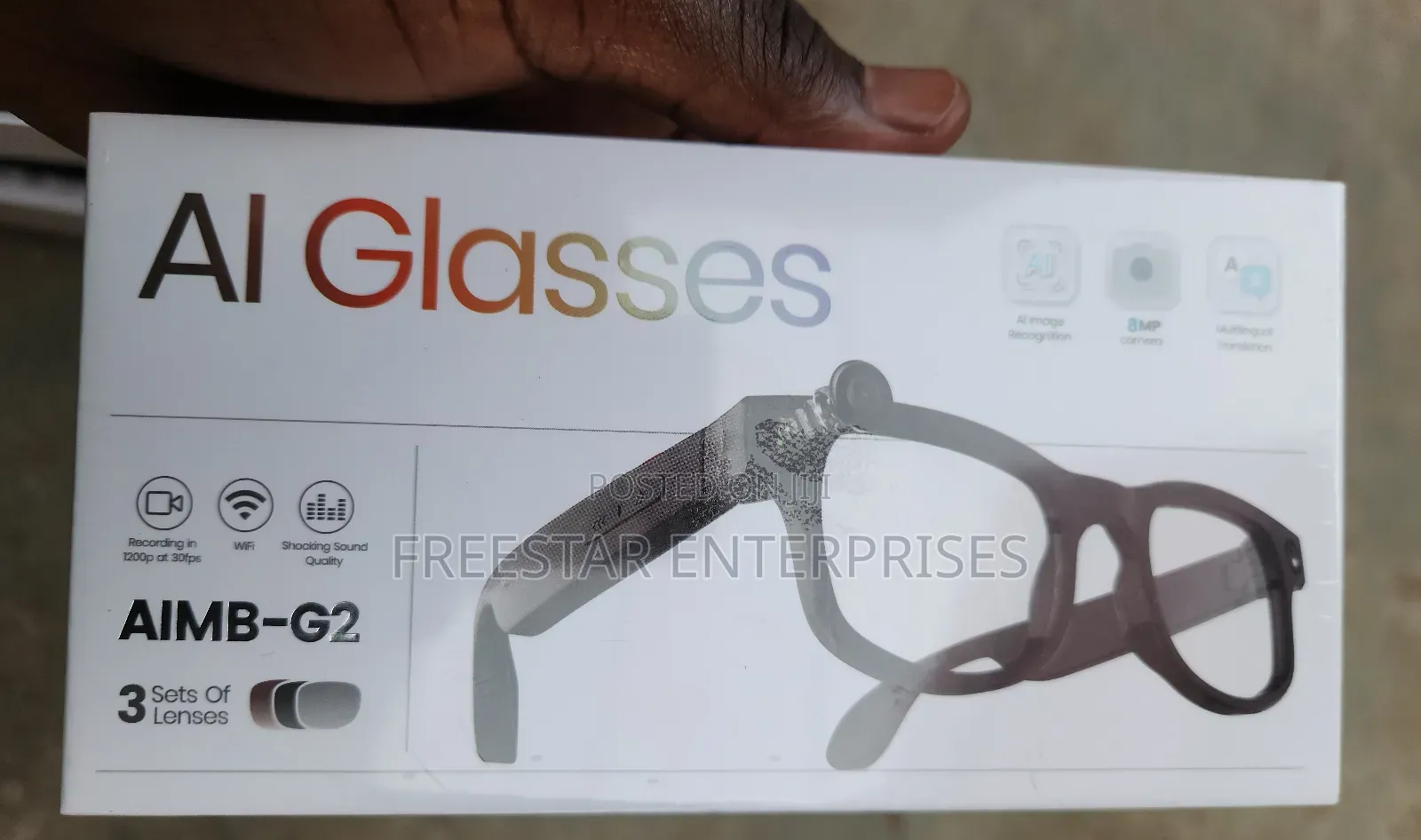 Ai Spy Camera Eyeglasses, Bluetooth, Wifi, Calls, Music.