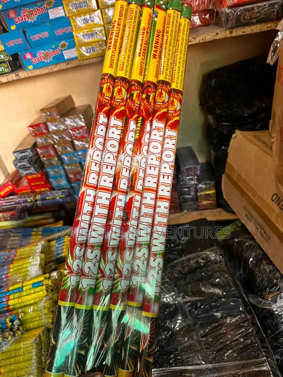 12 Shot Knock Out Fireworks