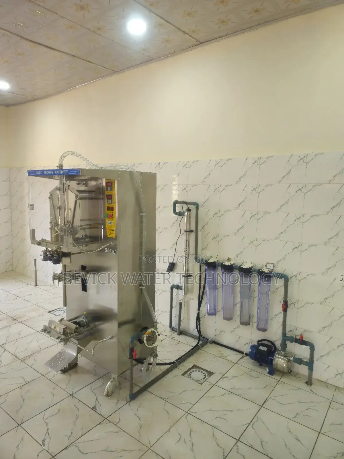 Pure Water Factory Equipment – Complete Installation Package