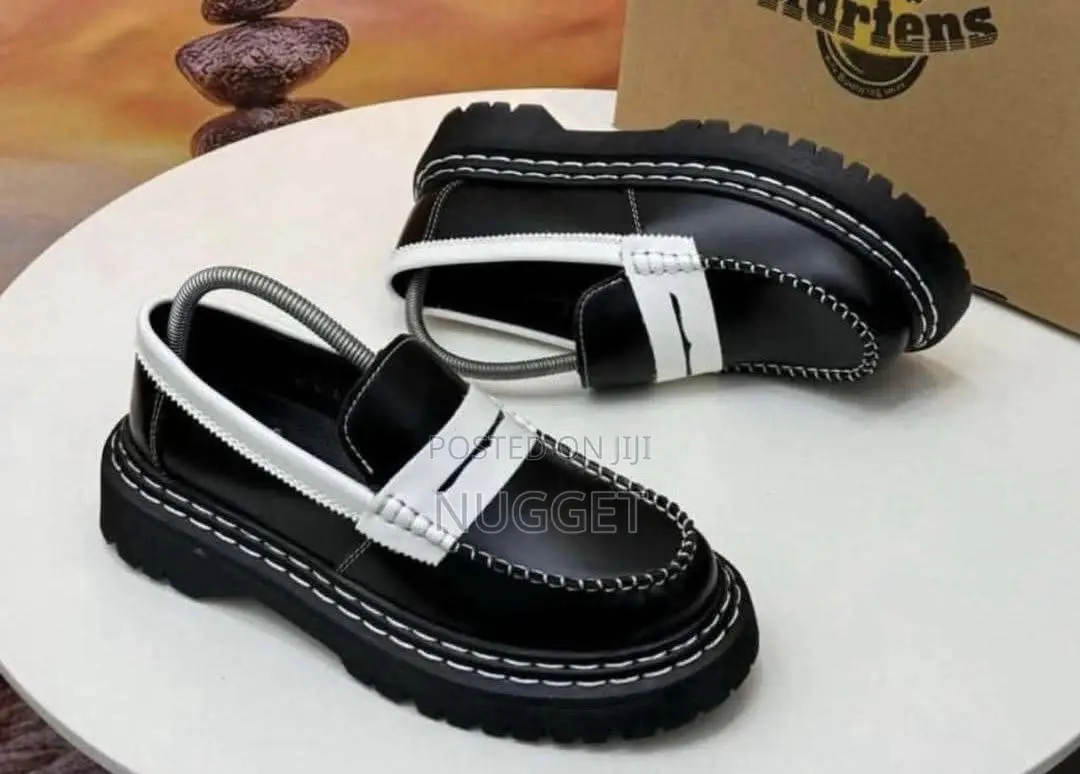 Doc Martens White and Black Boxed
