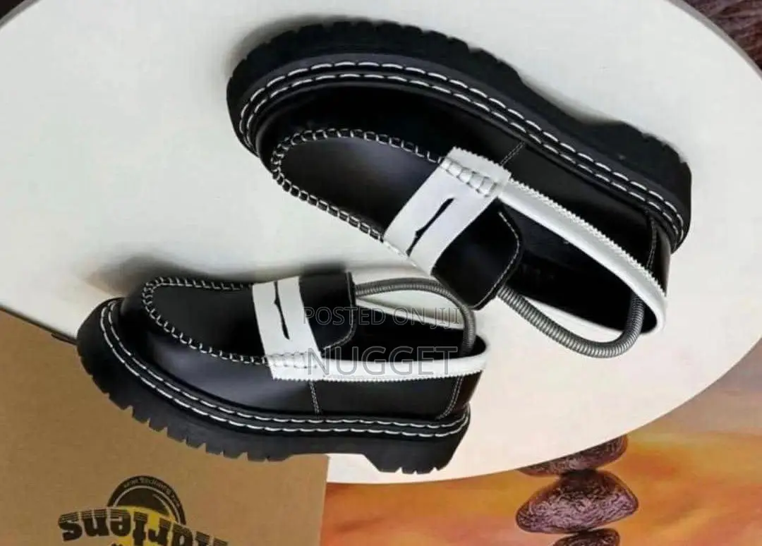Doc Martens White and Black Boxed