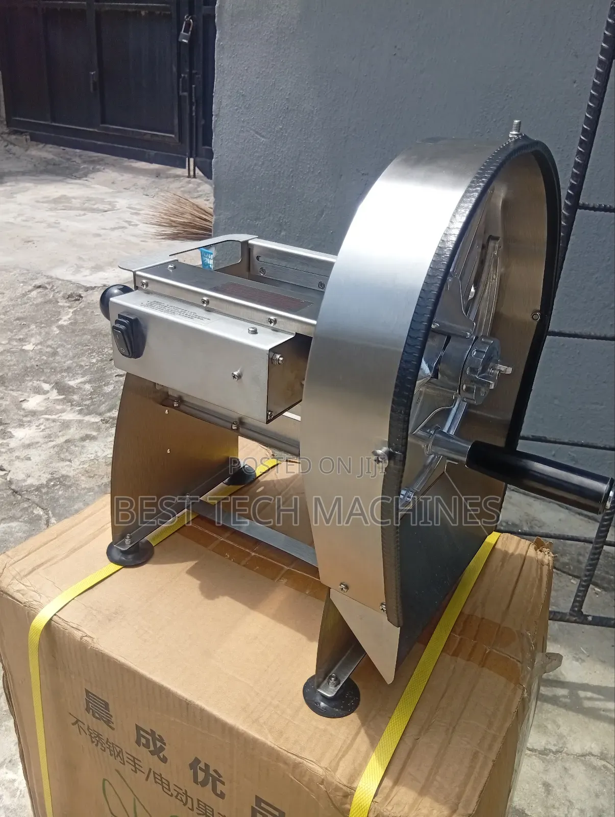 Plantain Vegetable Slicer With Both Electric and Manual Input