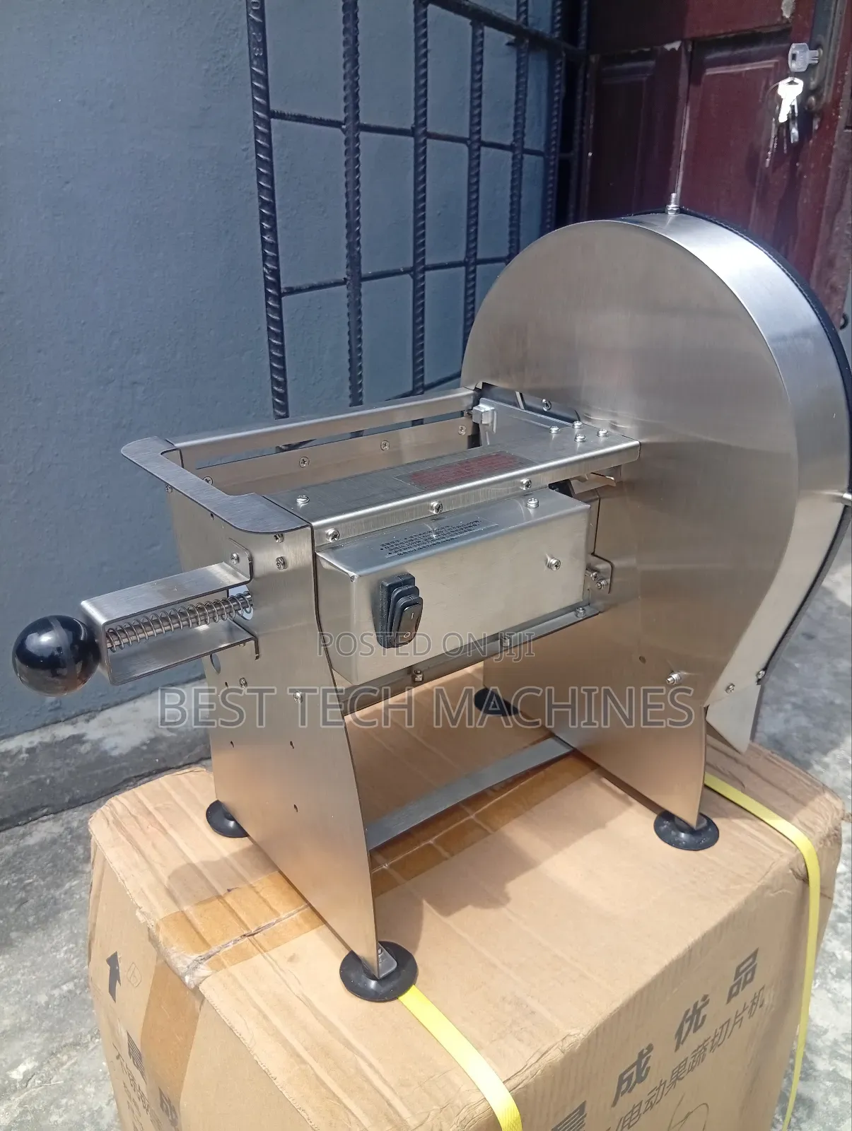 Plantain Vegetable Slicer With Both Electric and Manual Input