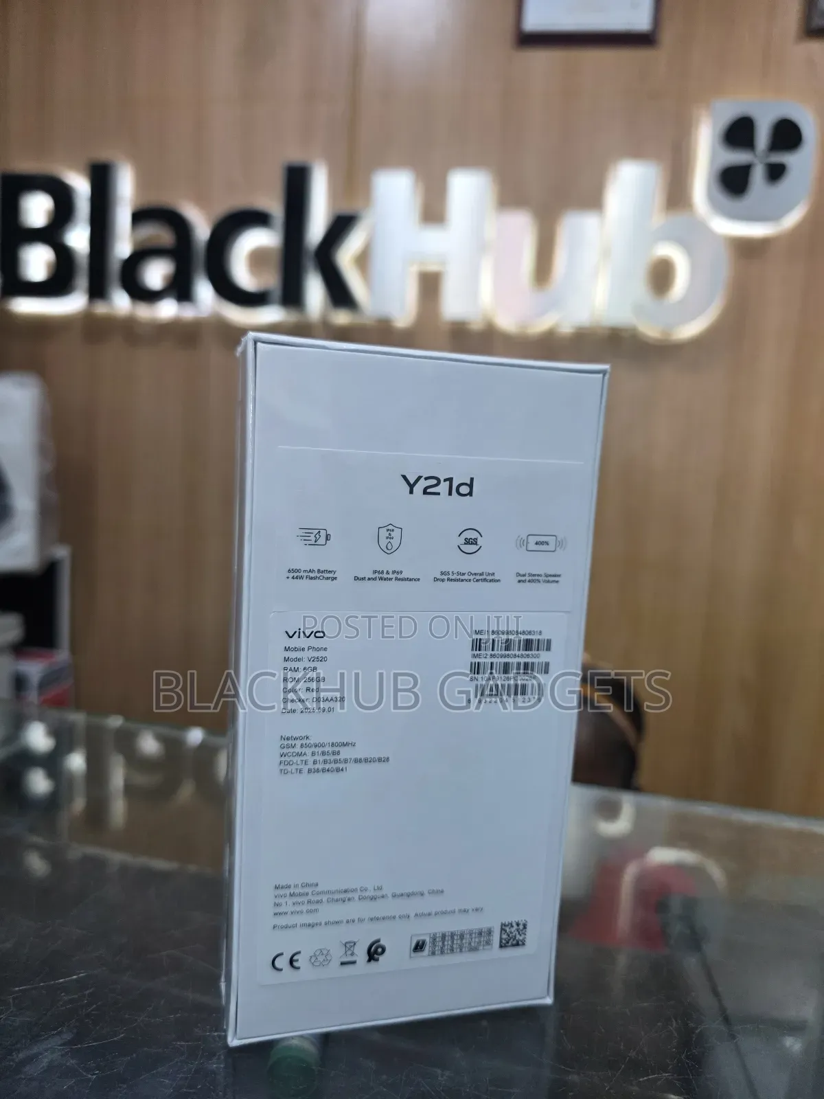 New Vivo Y21d 128 GB