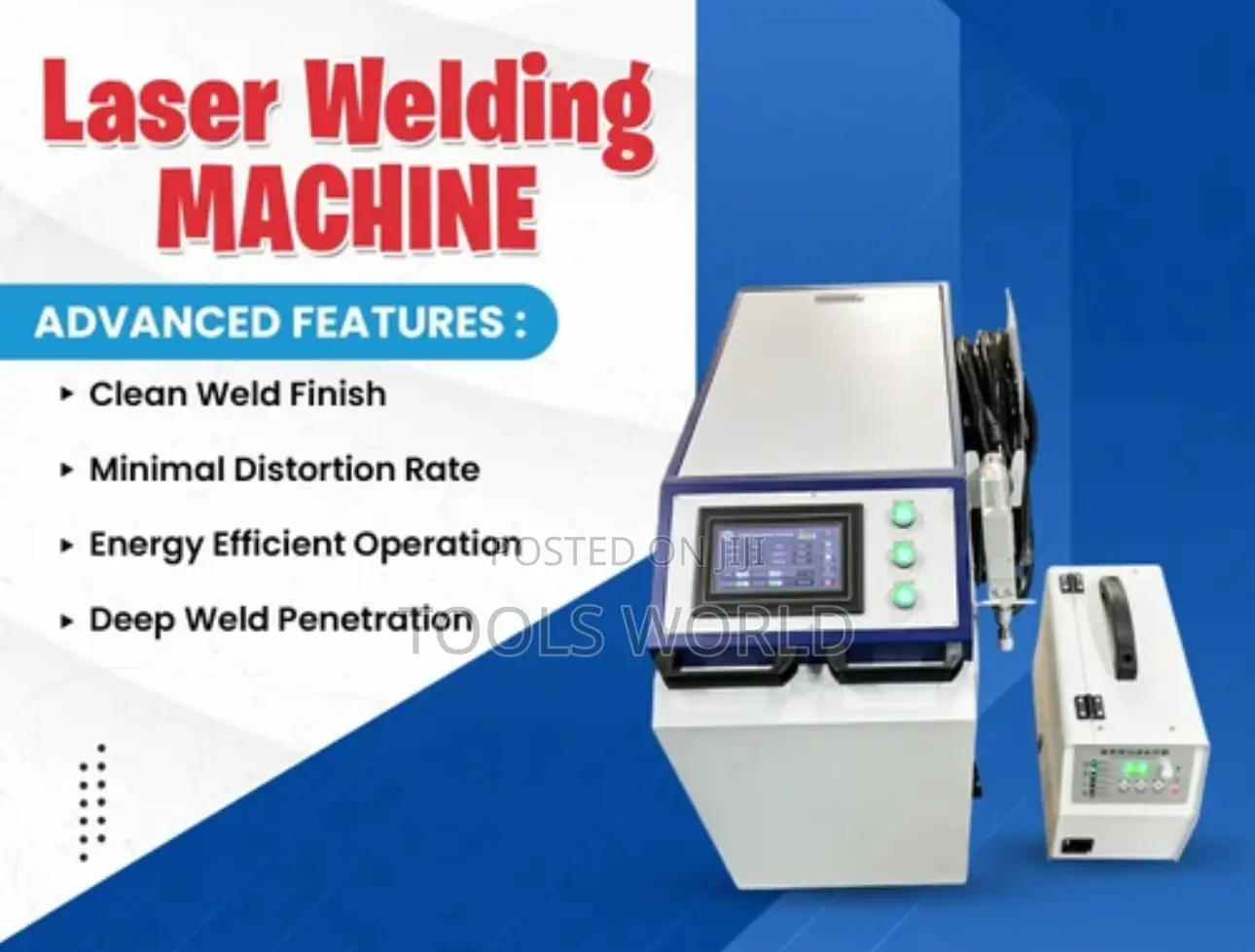 FMH-1200w 3-in-1 Fiber Laser Welder With Auto Wire Feeder Chiller