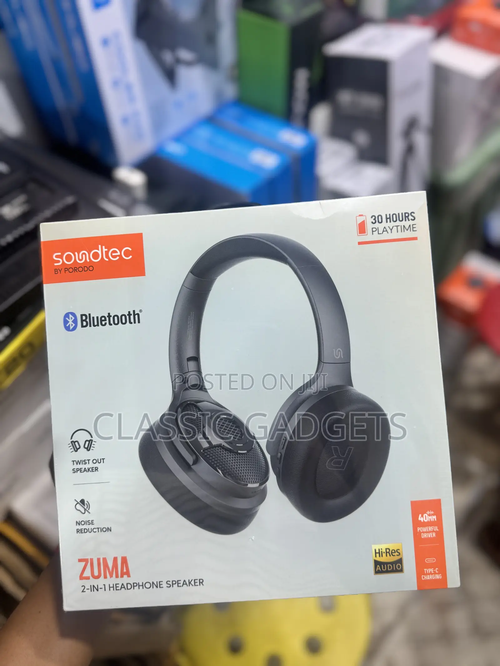 Porodo Soundtec Zuma 2-in-1 Headphone Speaker