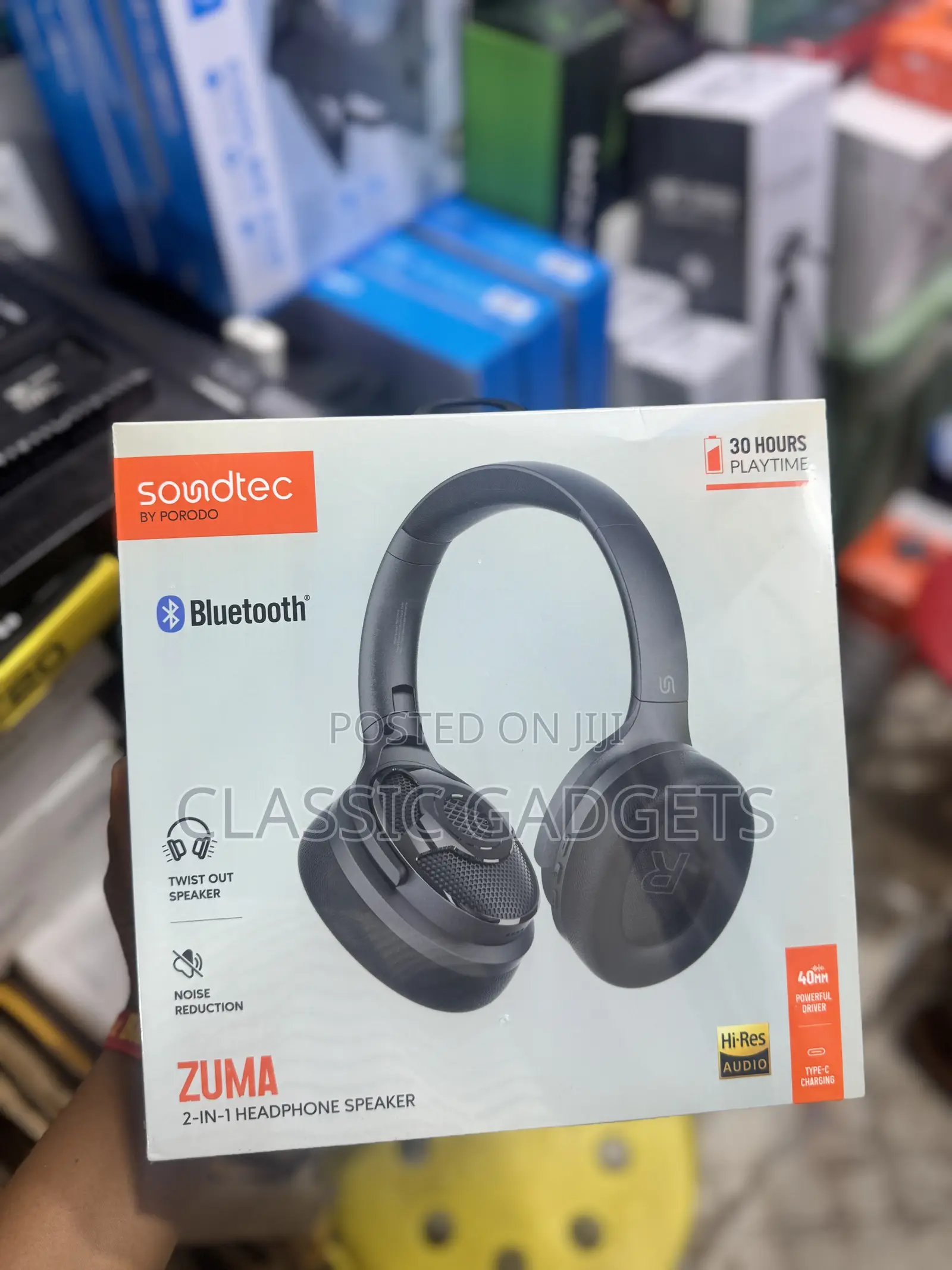 Porodo Soundtec Zuma 2-in-1 Headphone Speaker