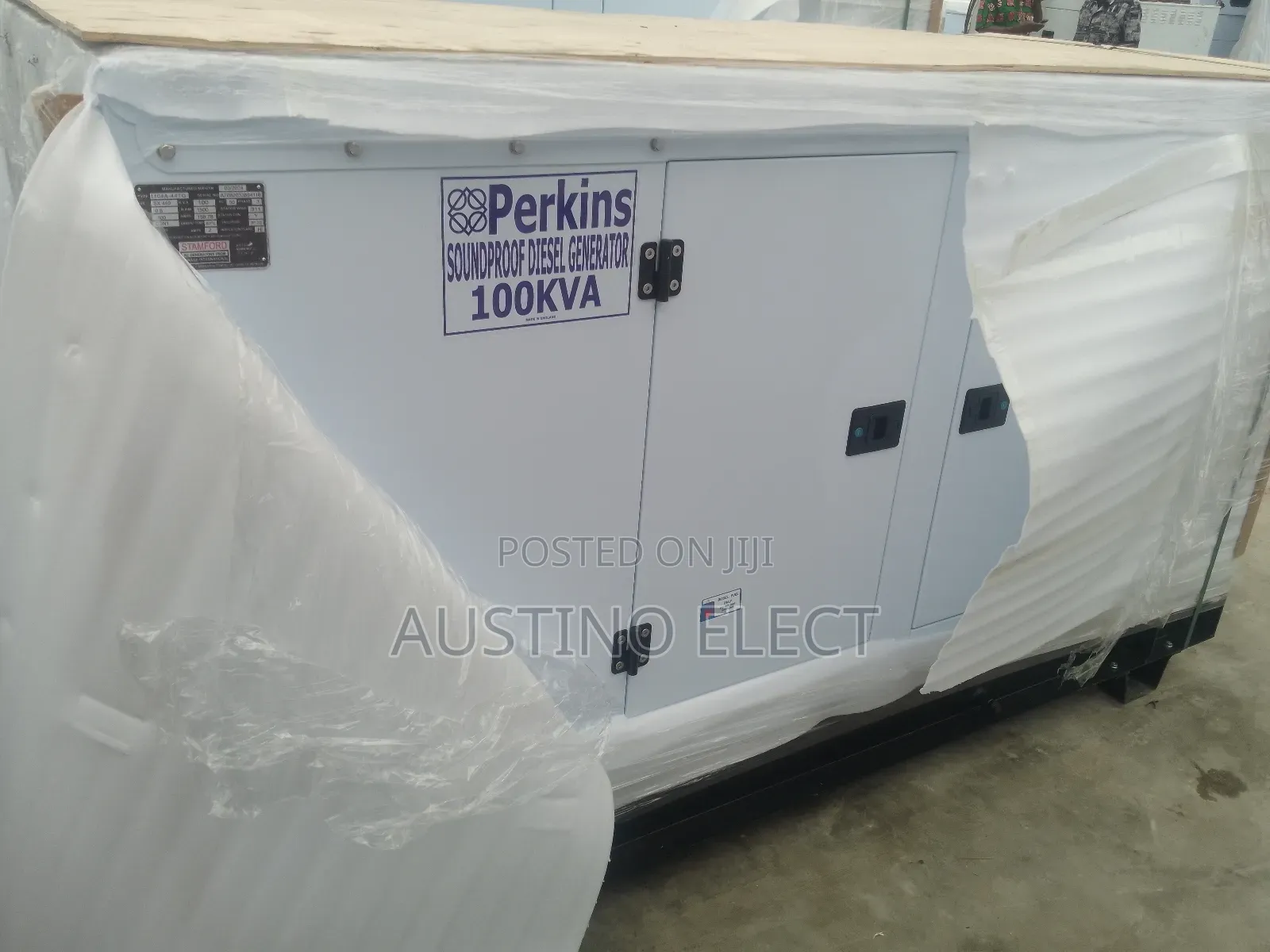 100kva With 2years Warranty, Perkins Soundproof Generator