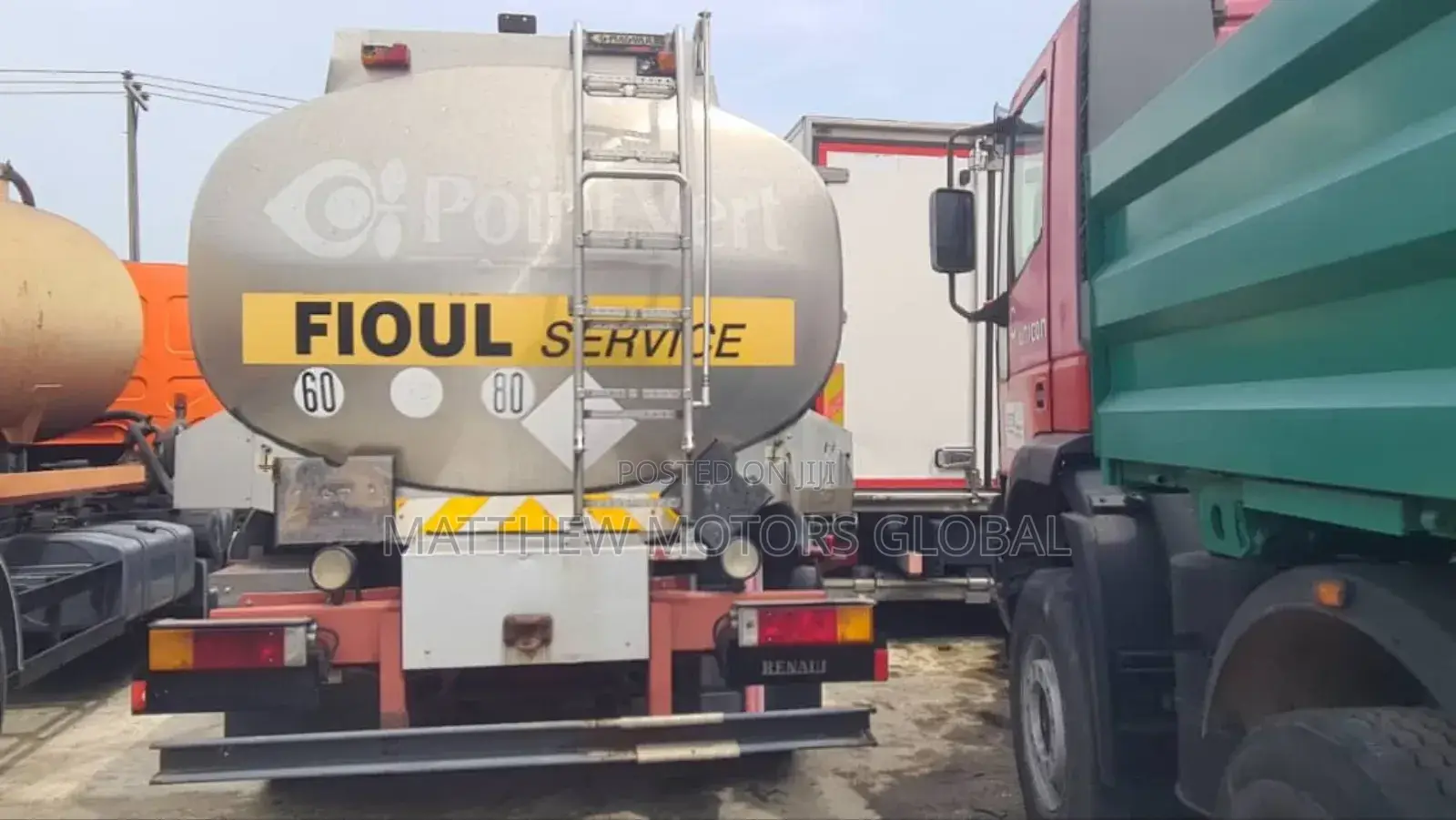Foreign Used Renault 12,500 Liters Tank 2006 Green