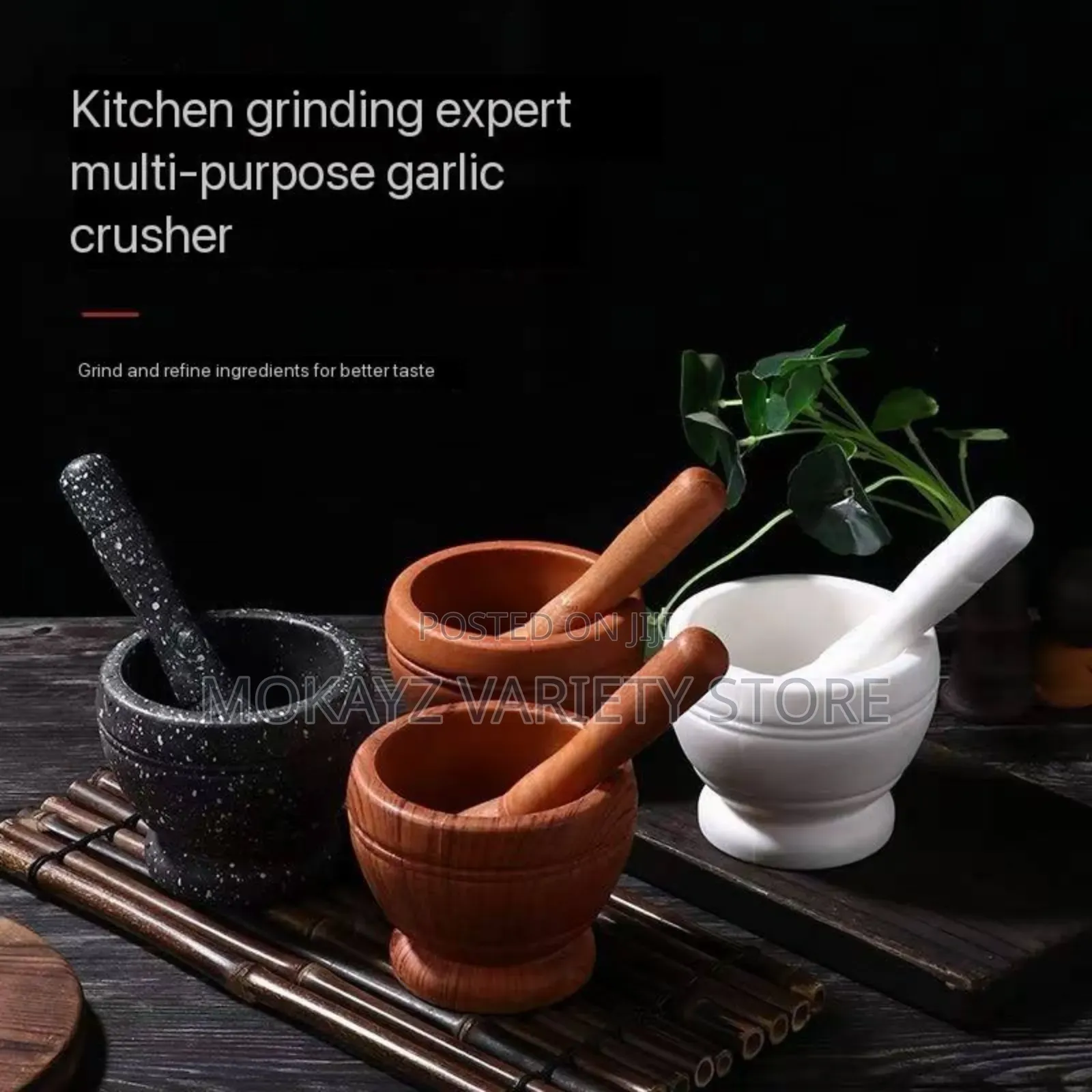 2pcs Mortar/Pestle Bulk Order Only
