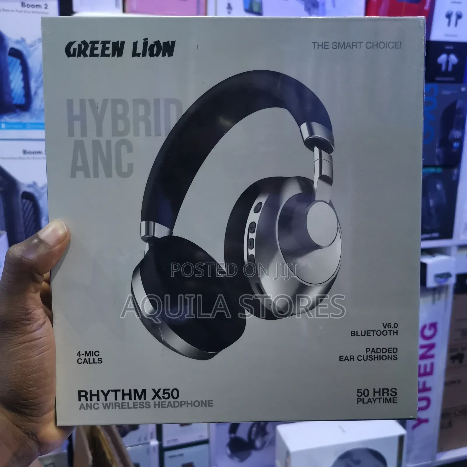 Green Lion Rhythm X50 Anc Wireless Headphone
