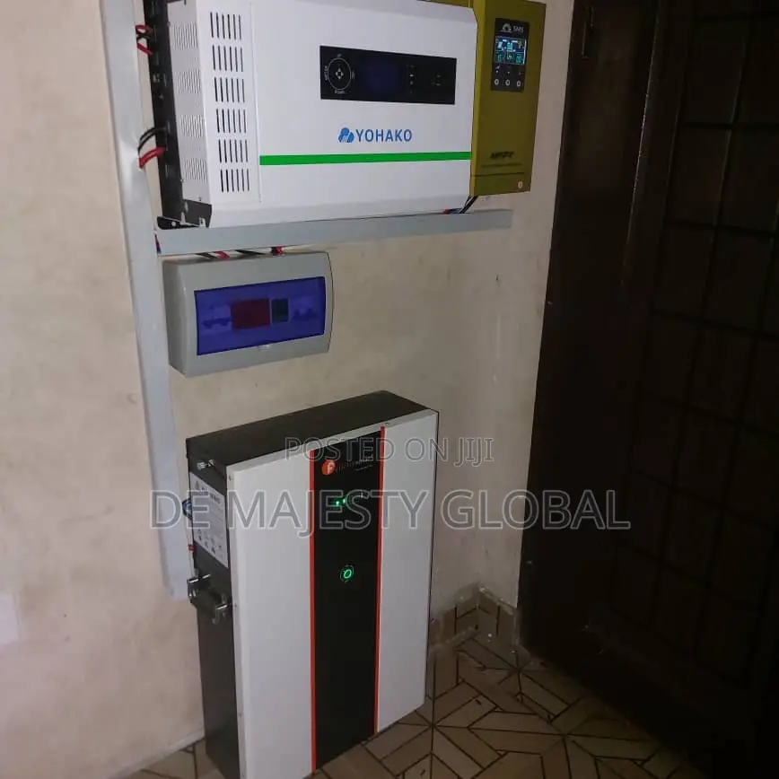 10kwh System With 5kva 48v Non Hybrid Inverter Set Up