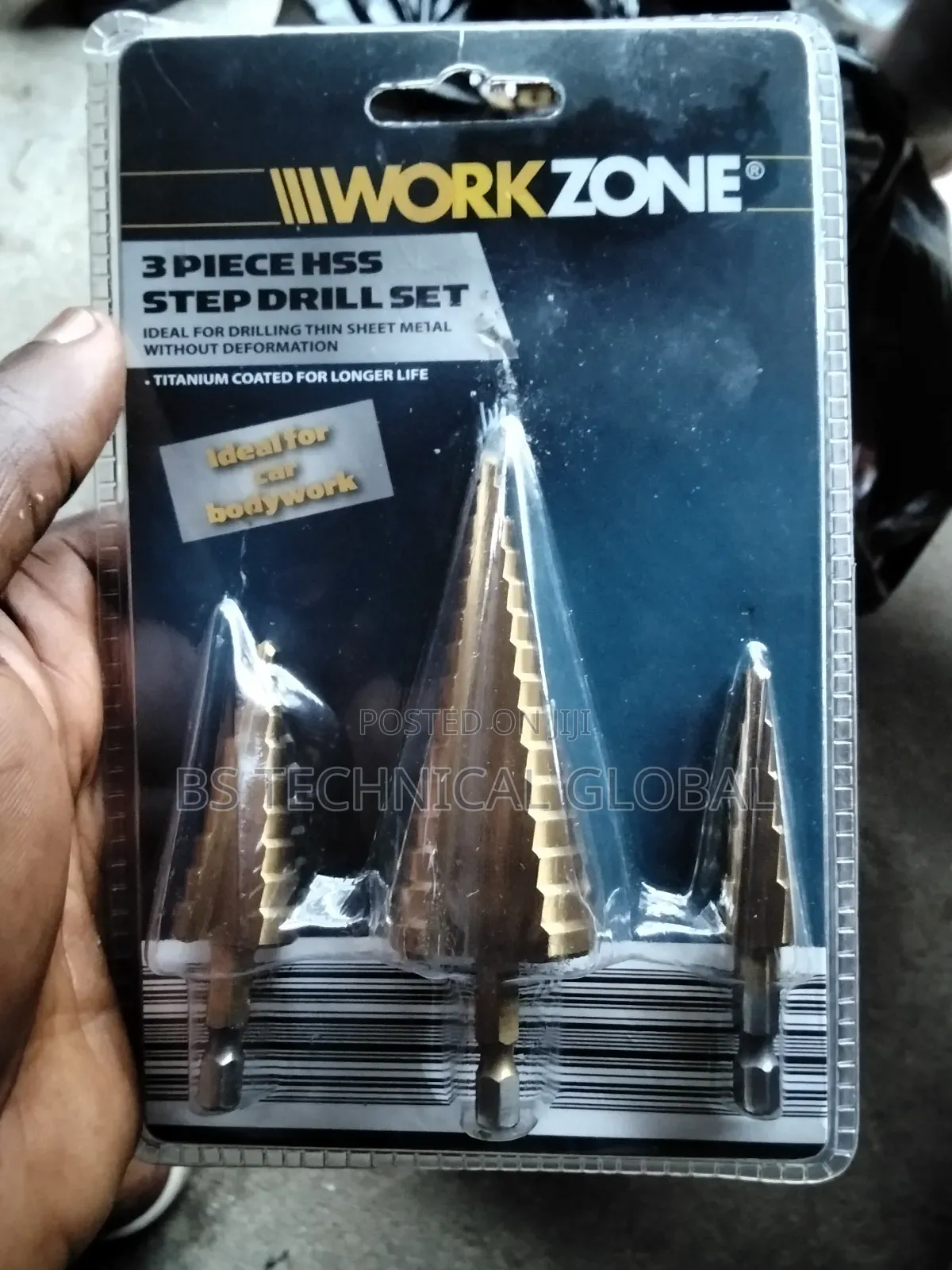 3pice HSS Step Drill Set