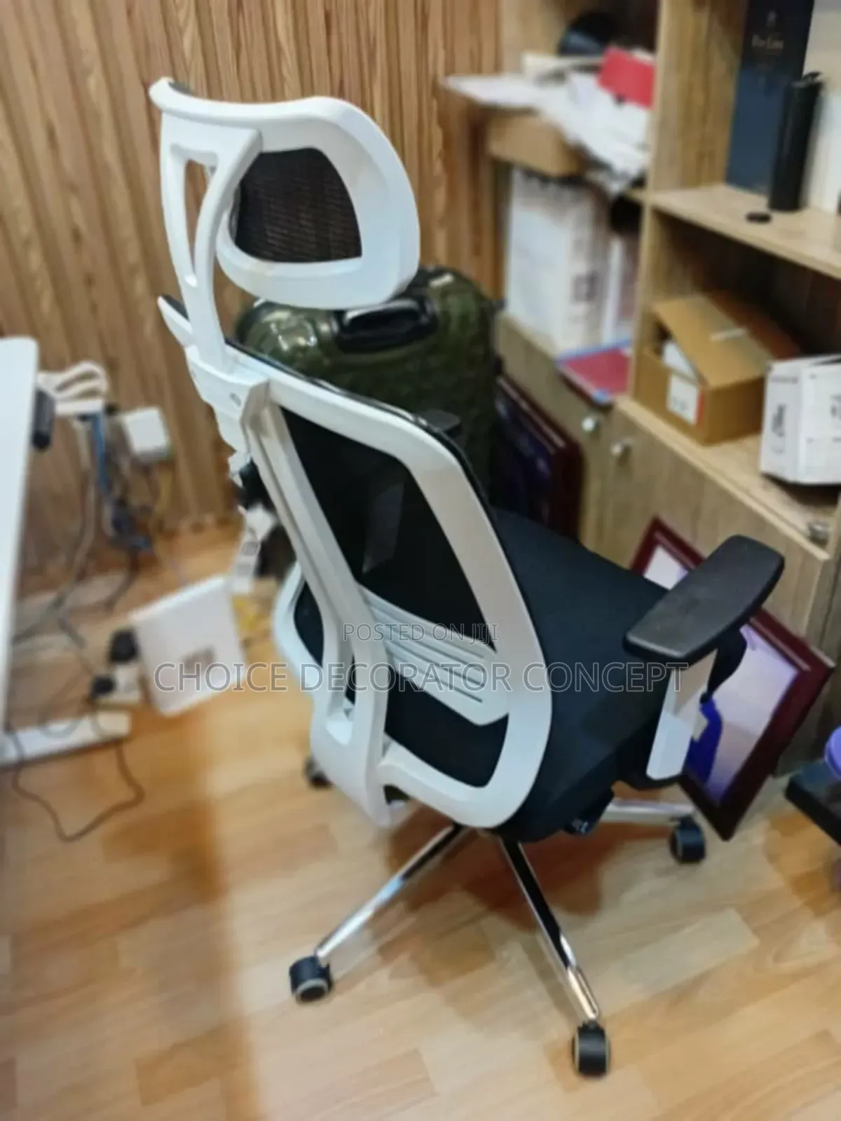Butter Fly Office Chair White and Black