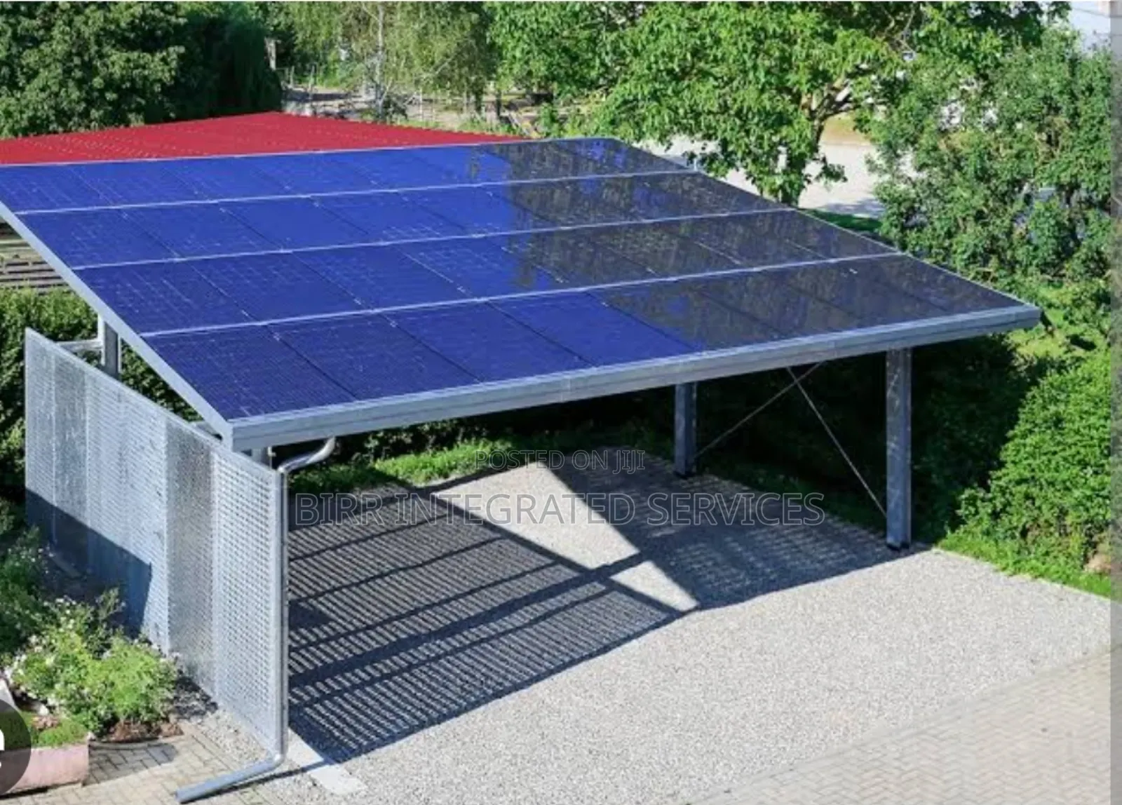 Solar Car Port Fabrication