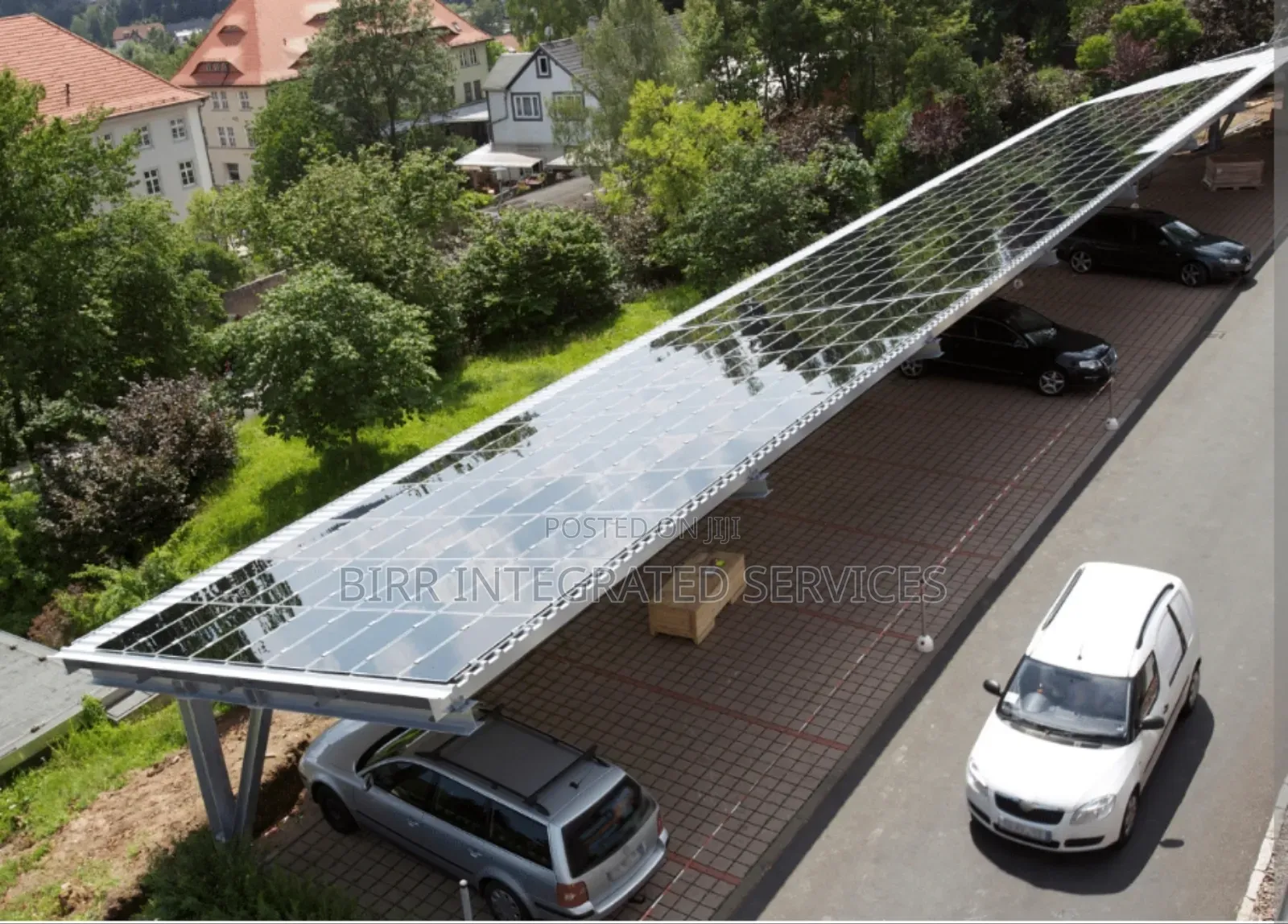 Solar Car Port Fabrication