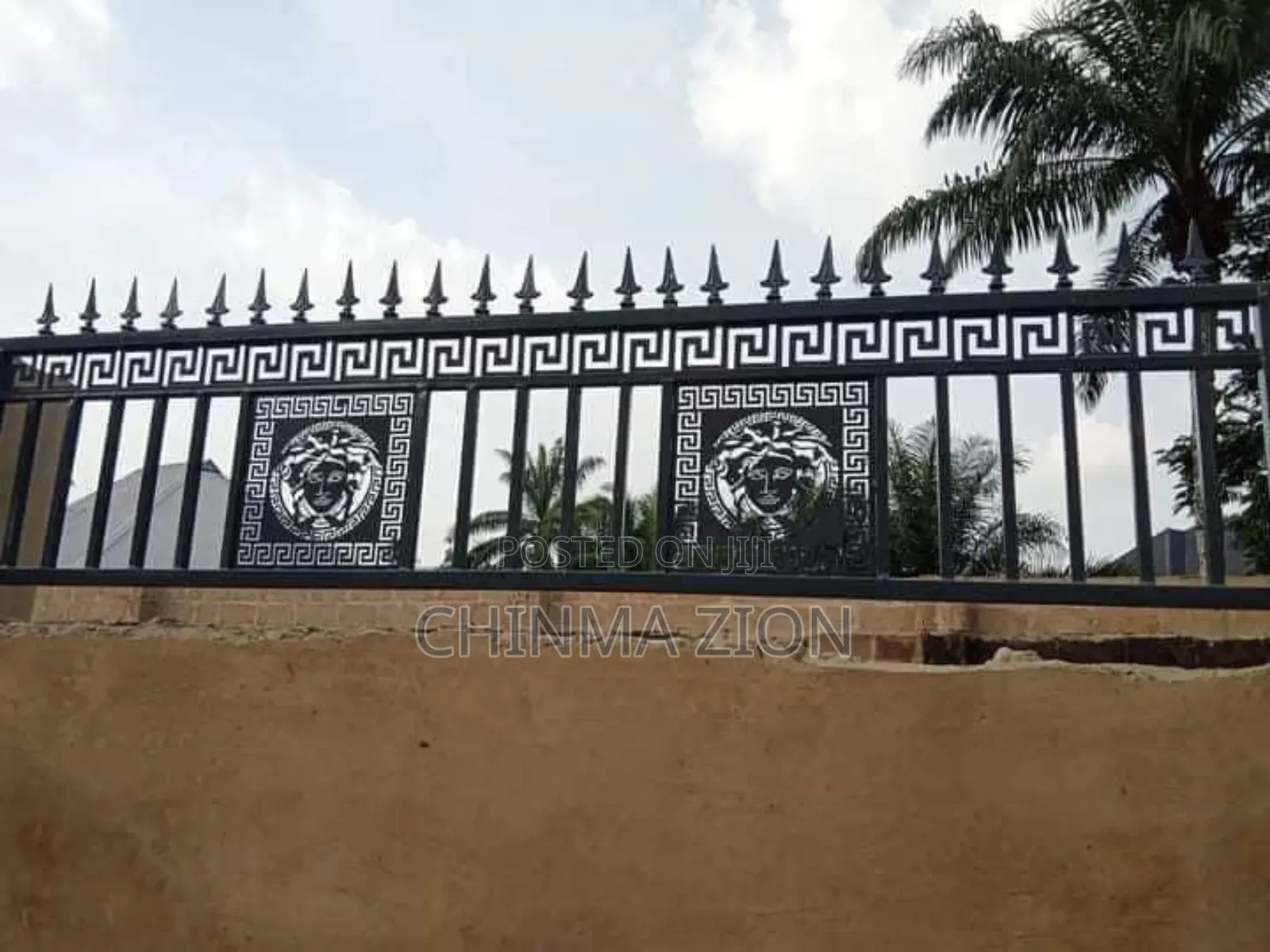 Foreign Wrought Fence Rail